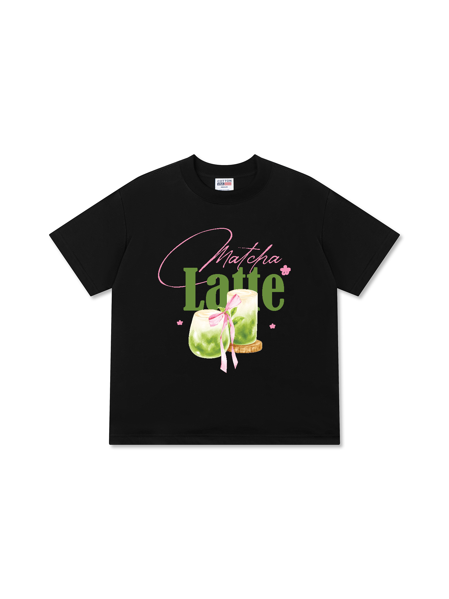 Áo Thun Relaxed Fit Daily Cup Matcha Latte