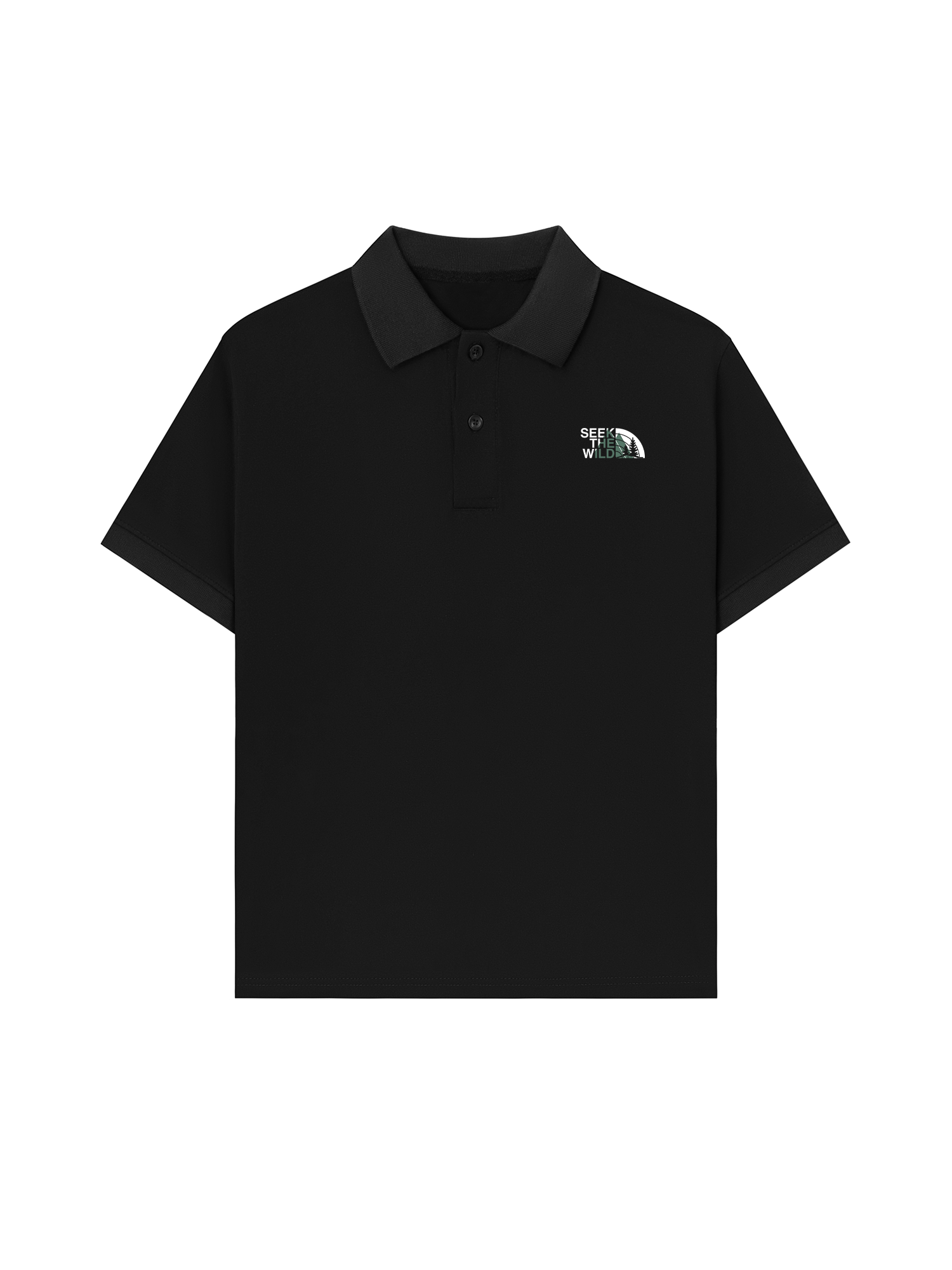 Áo Polo Nữ/ Áo Polo Nam Adventure STW Evergreen