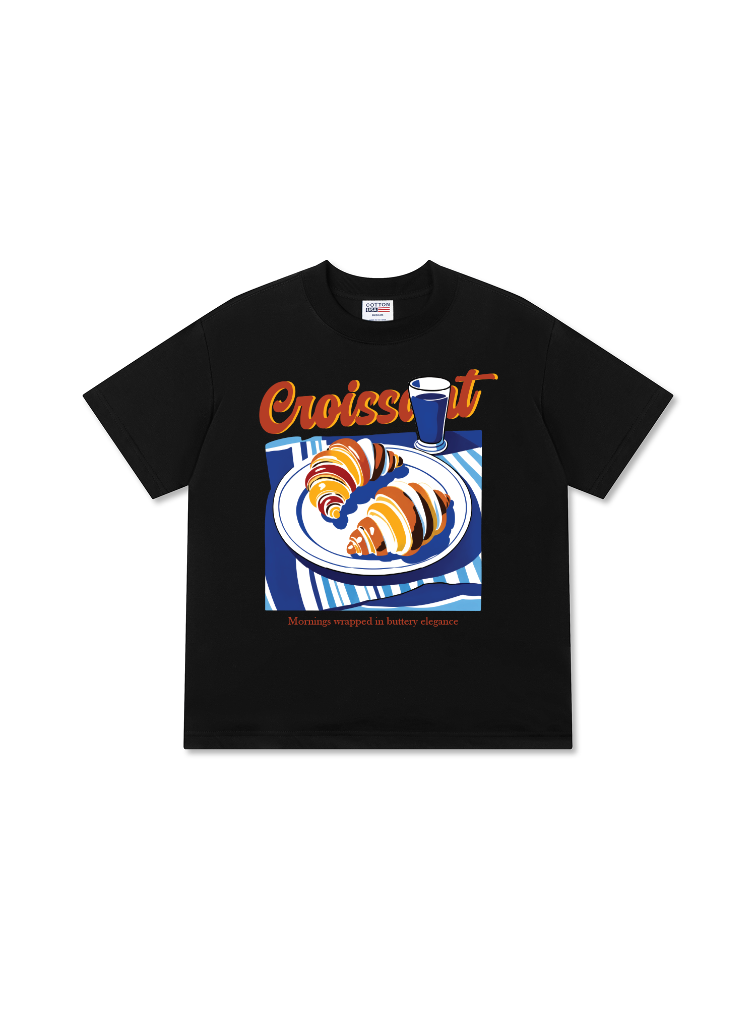 Áo Thun Relaxed Fit Croissant
