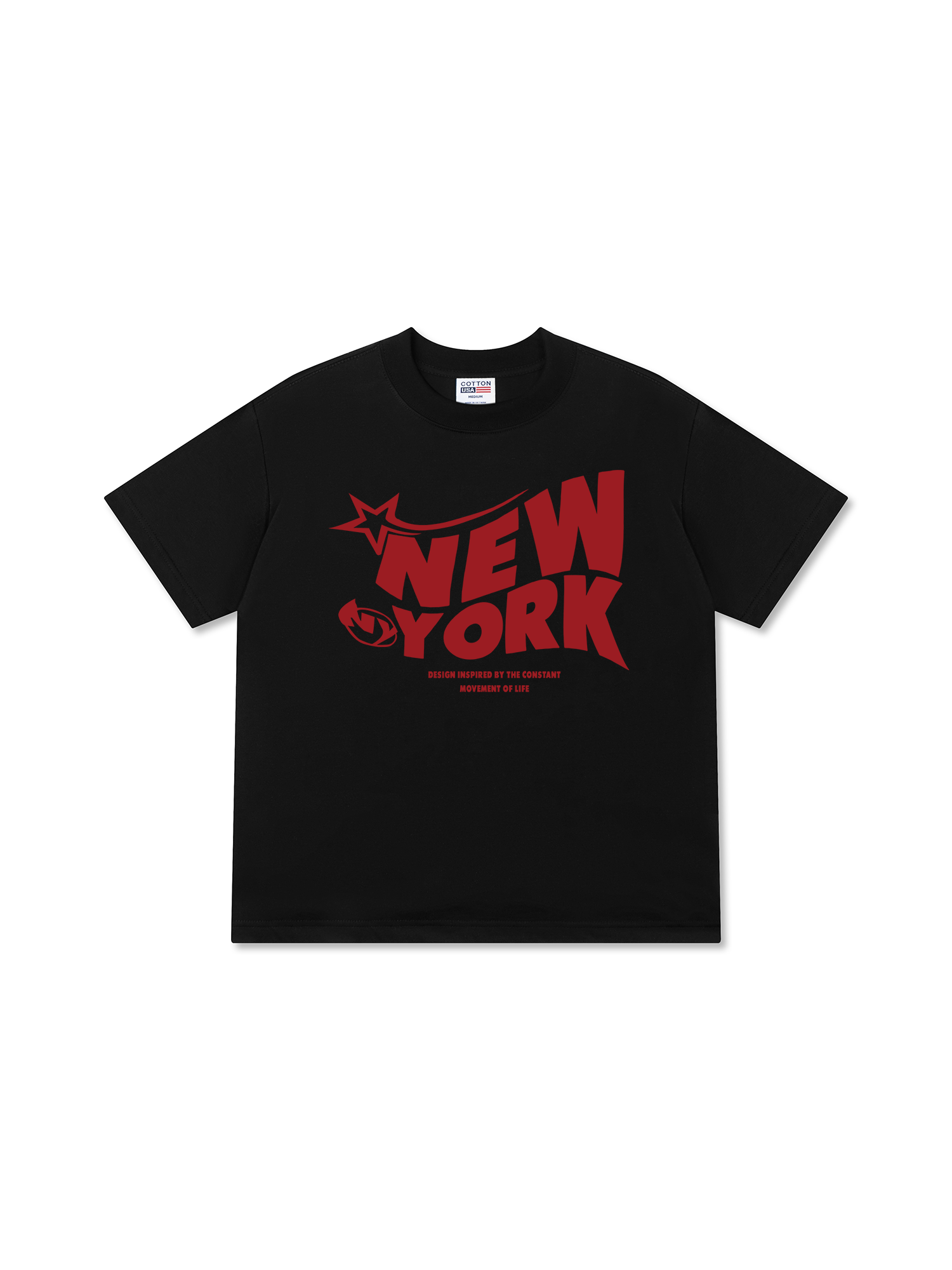 Áo Thun Relaxed Fit City Red Fashion