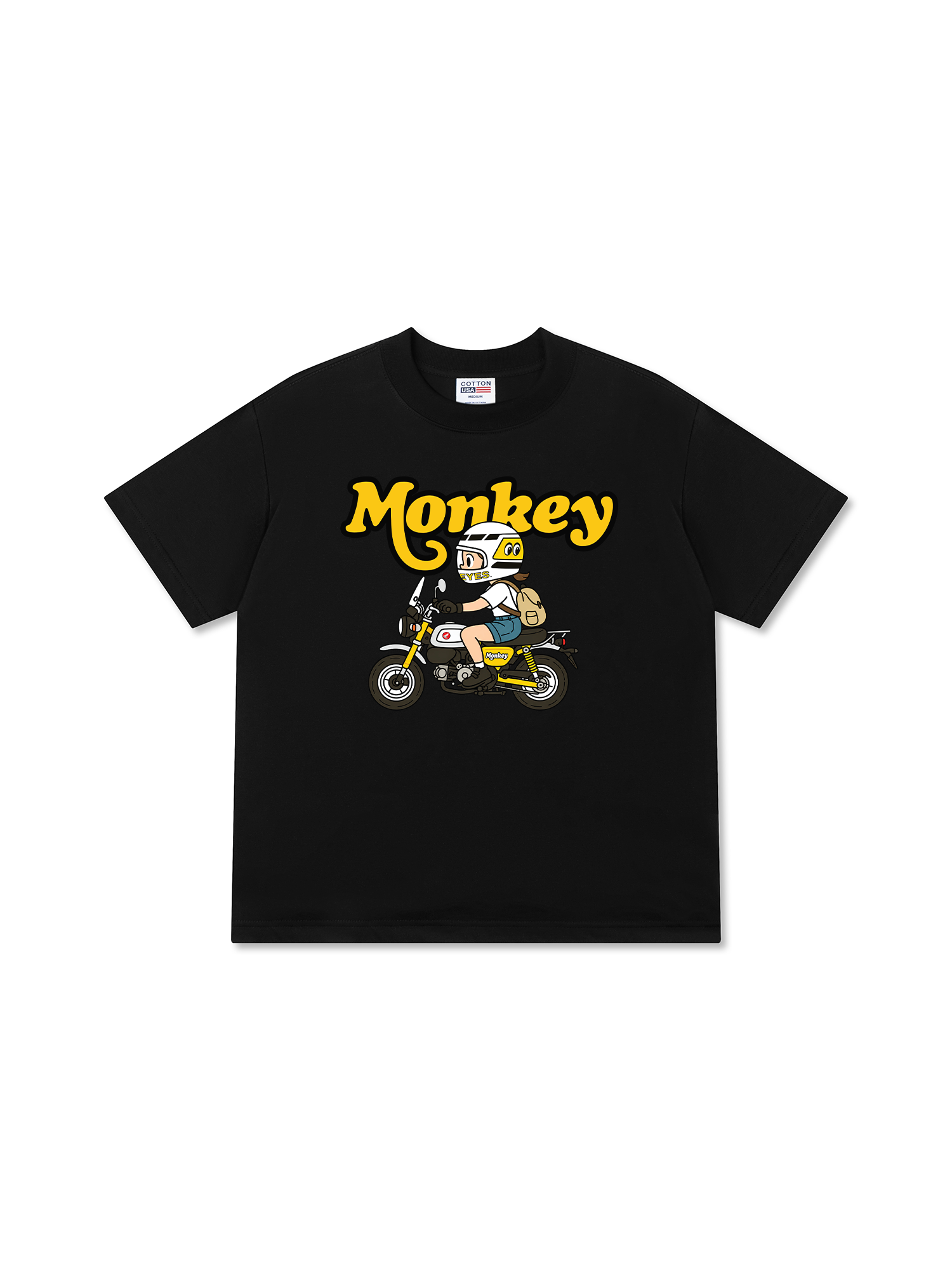 Áo Thun Relaxed Fit Motobike Monkey