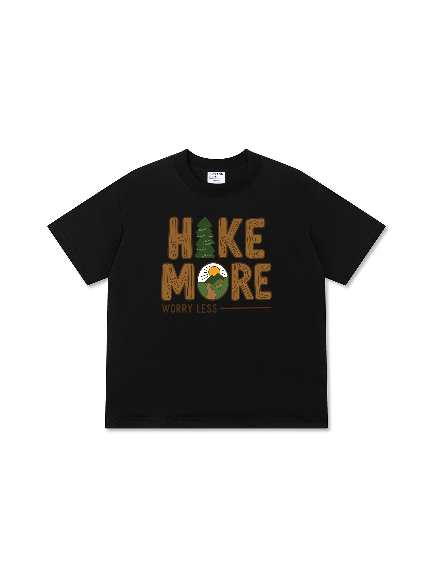 Áo Thun Relaxed Fit Adventure Hide More Worry Less