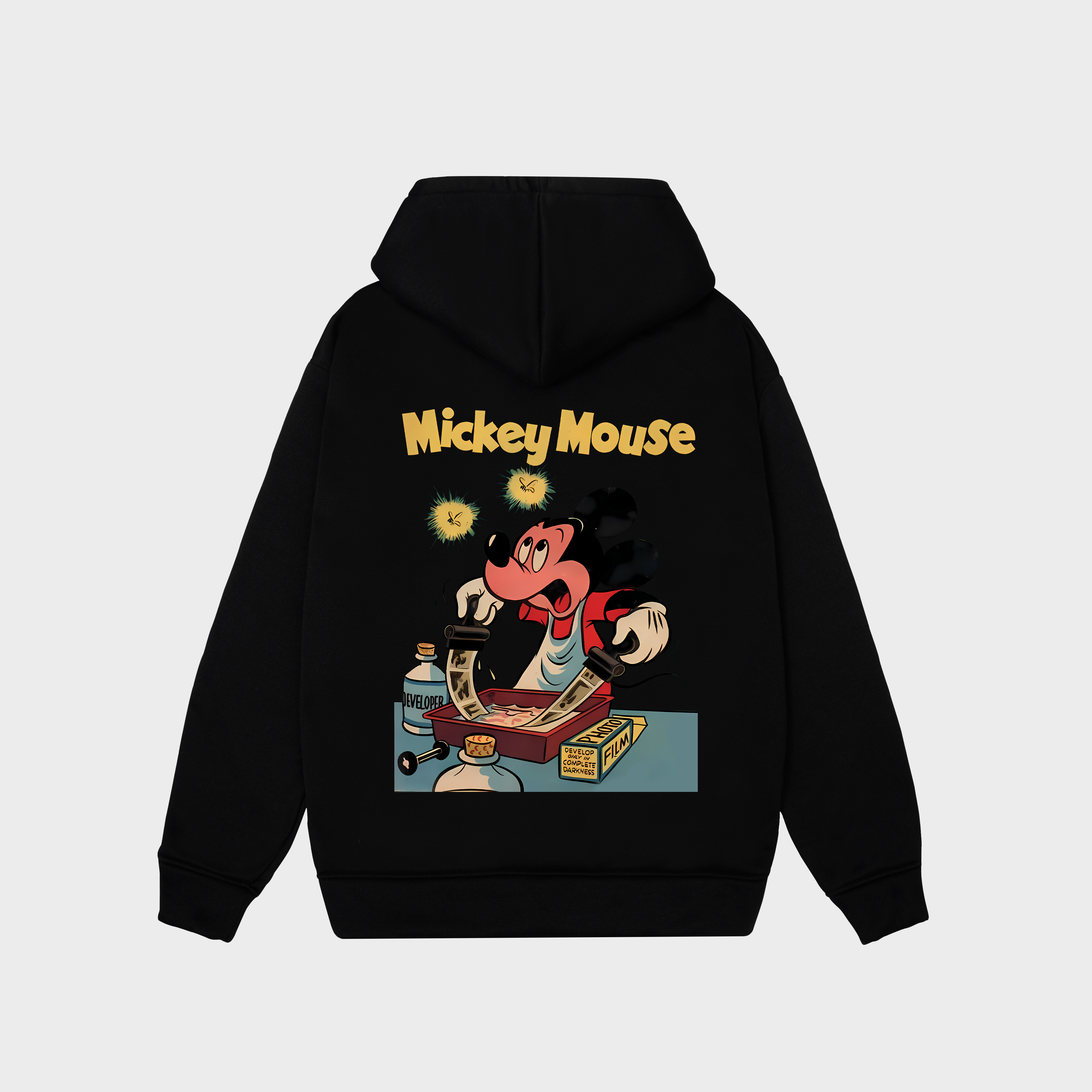 DISNEY MICKEY MOUSE HOODIE / ĐEN