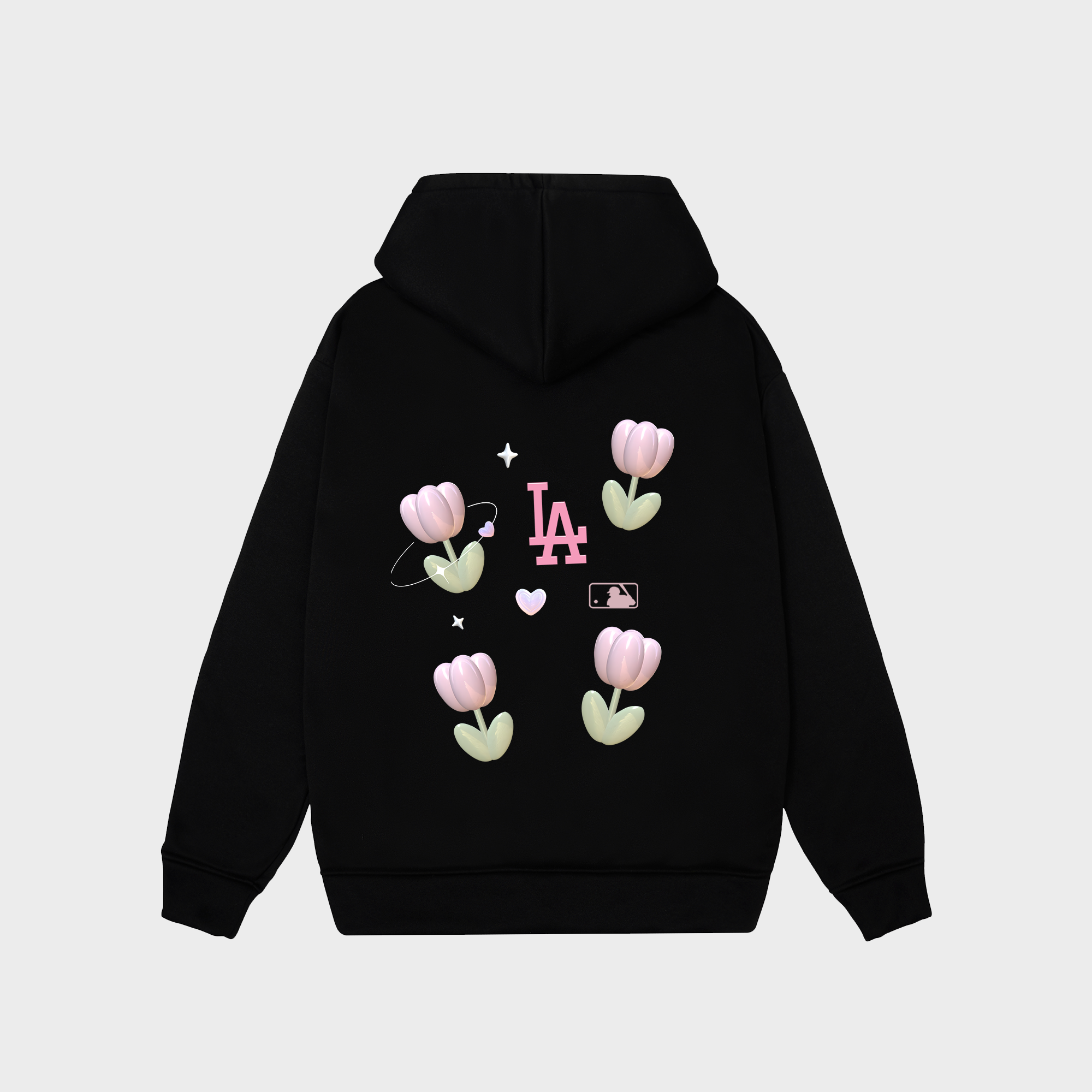 MLB Floral Cute LA Tulip Hoodie