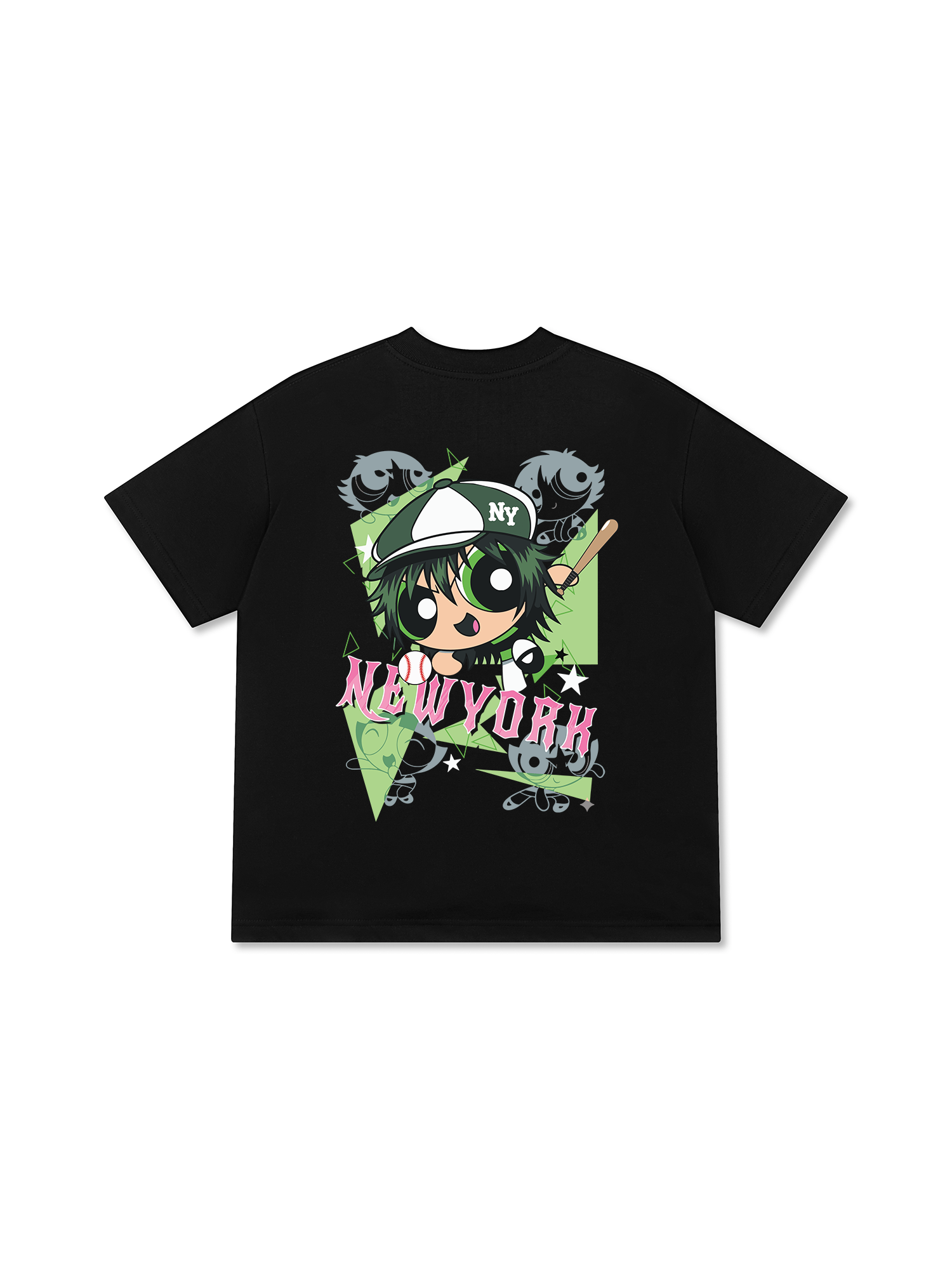Áo Thun Relaxed Fit Baseball X PowerGirl