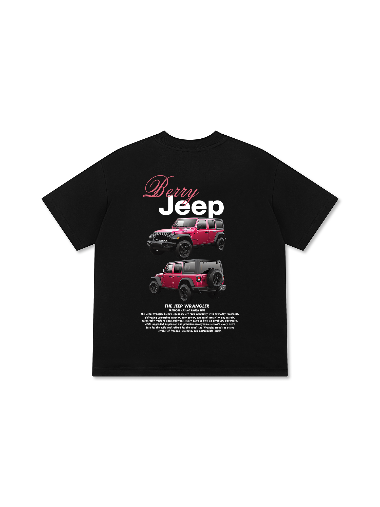Áo Thun Relaxed Fit Berry Jeep