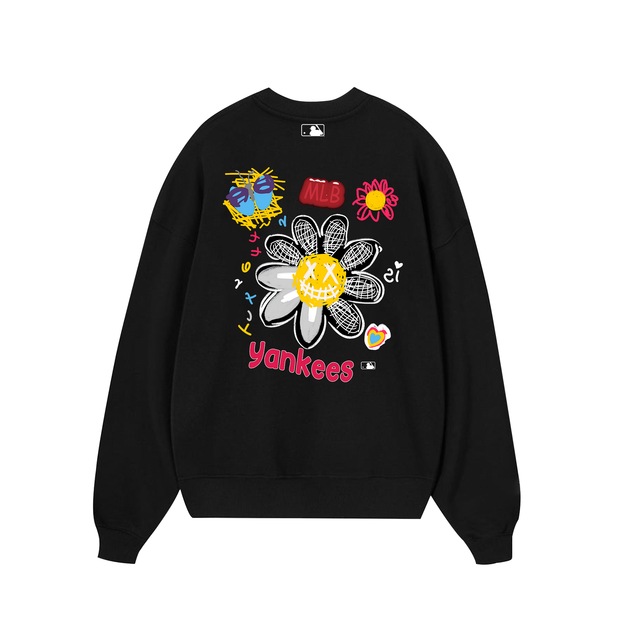 MLB Floral Cute Daisy Flower Sweater