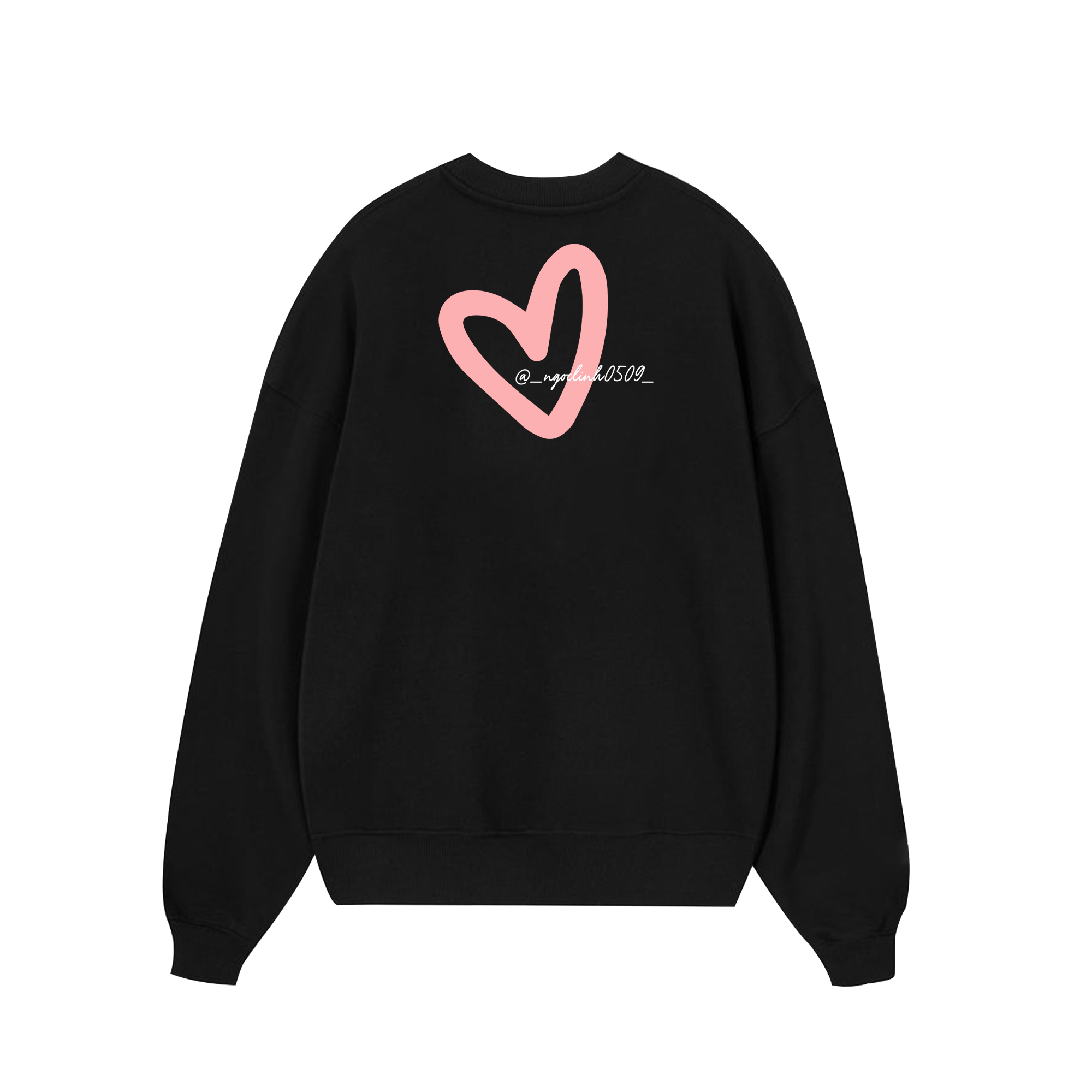 Custom Couple Heart Instagram Sweater