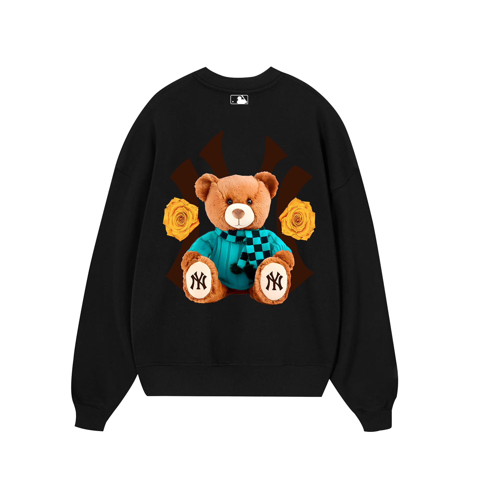 MLB Floral Teddy Bear Sweater