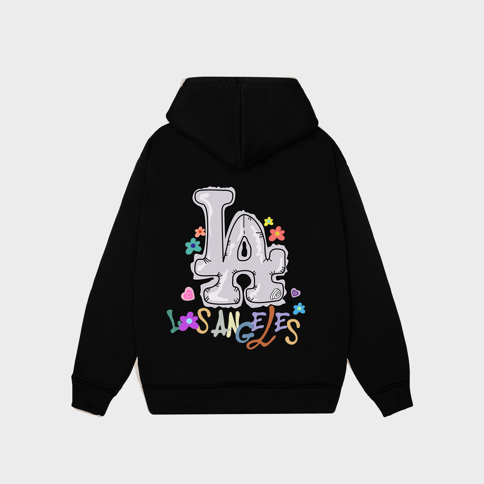 MLB Floral LA Groovy Flower Hoodie