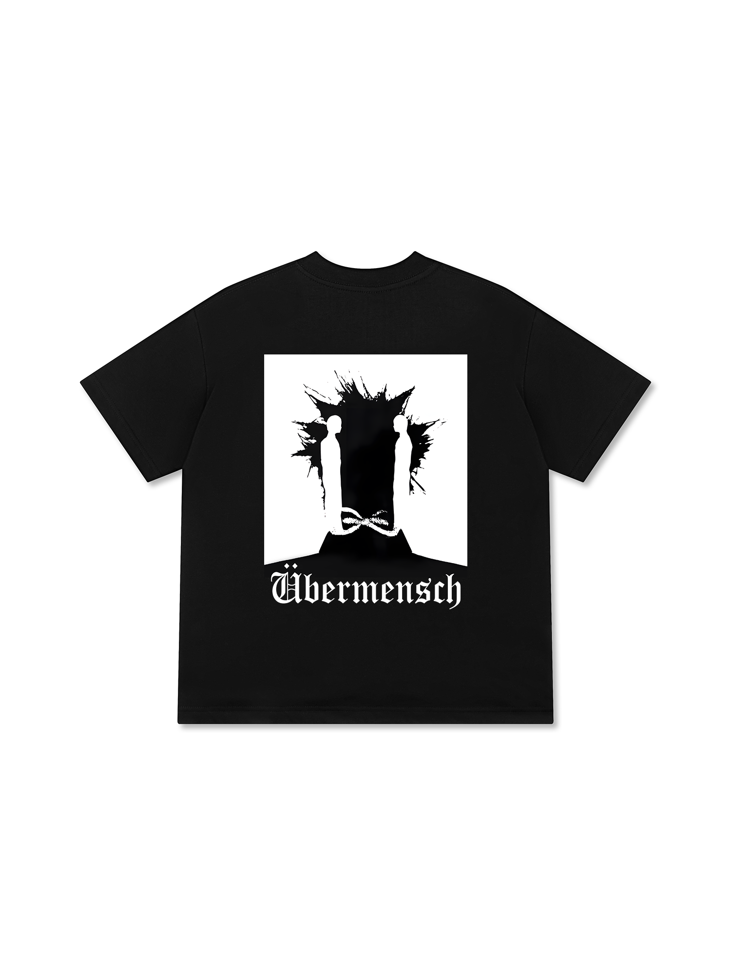 Áo Thun Relaxed Fit Idols Ubermensch Black And White