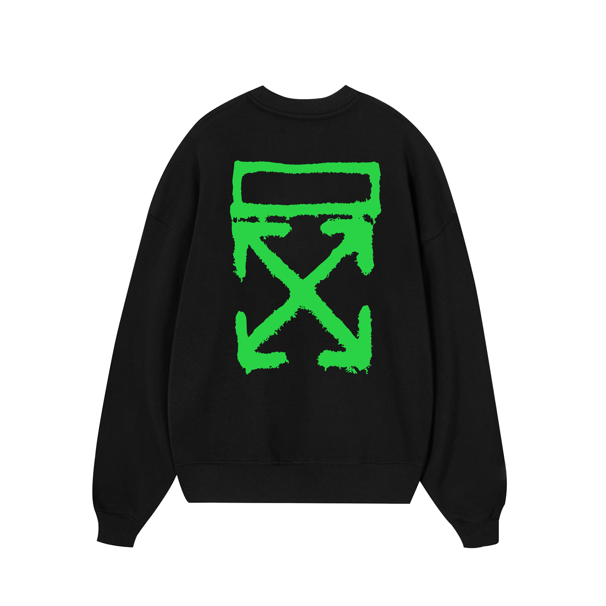 Off White Spray Paint Sweater