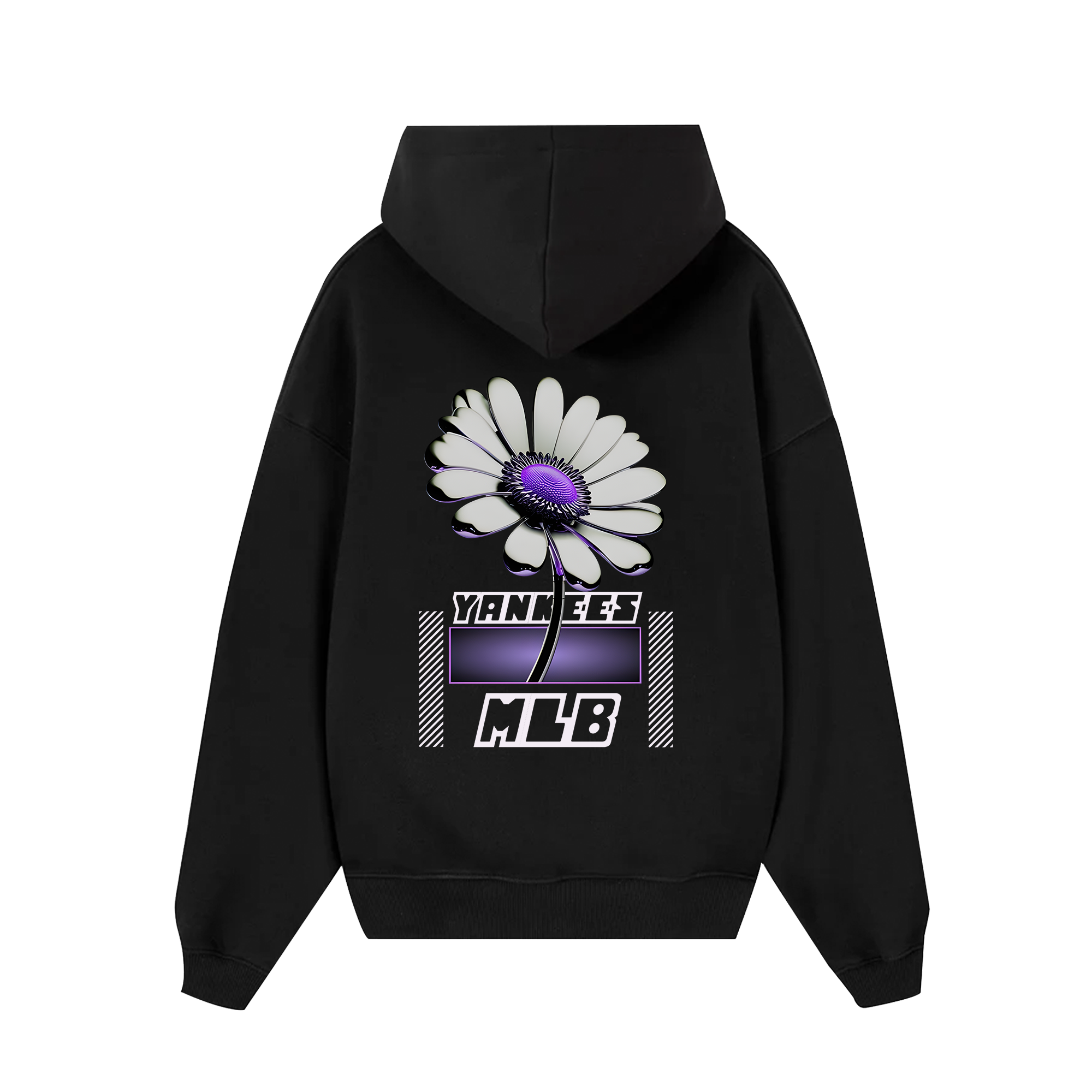 MLB Floral Daisy Purple Hoodie