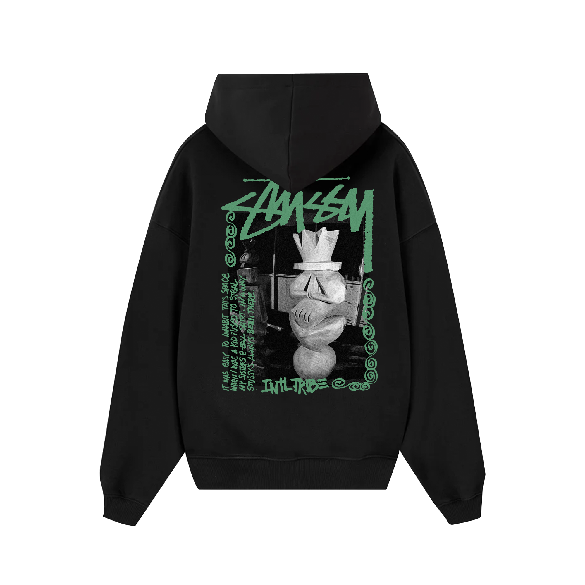 Stussy Green Vintage Hoodie