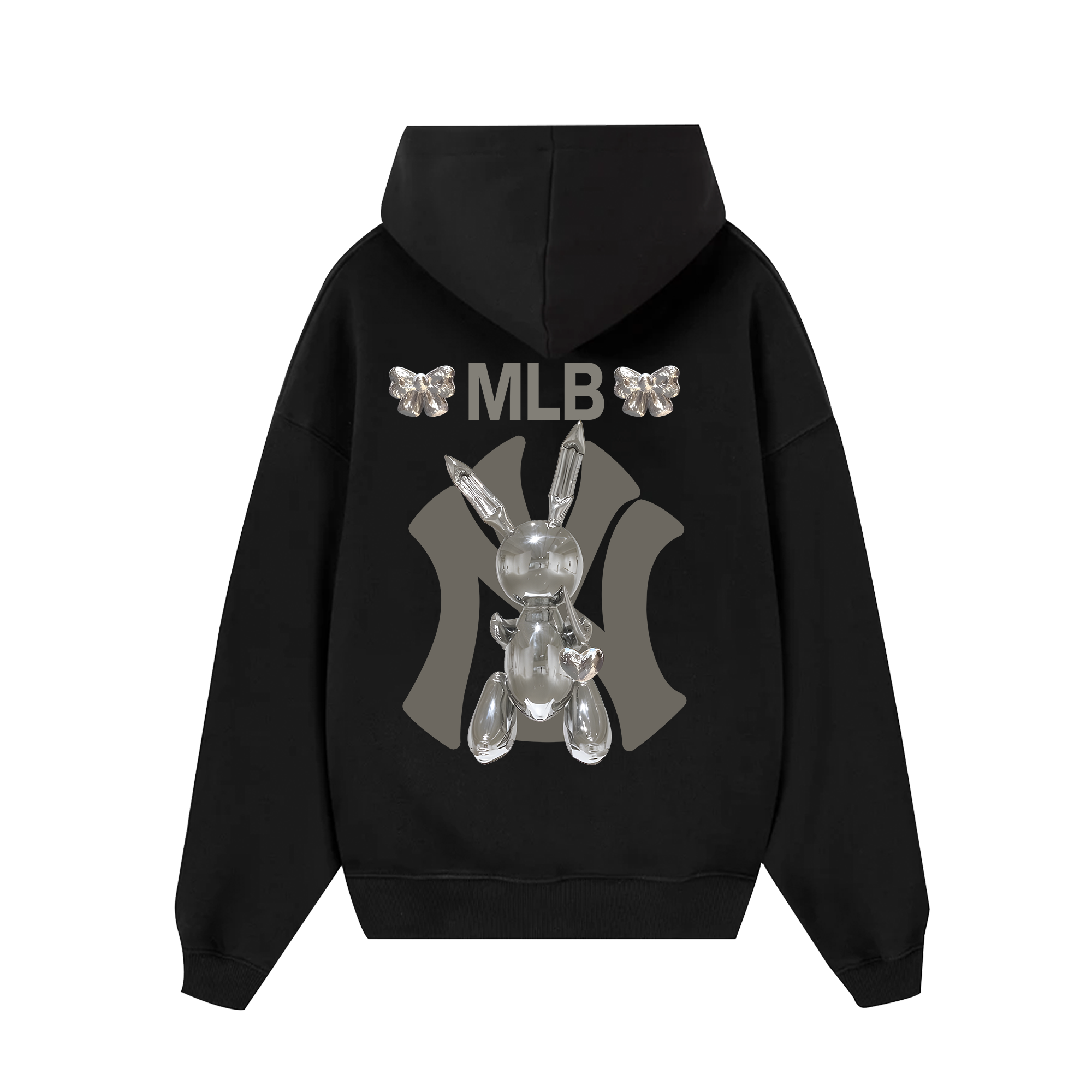 MLB Floral Silver Balloon Rabbit Hoodie