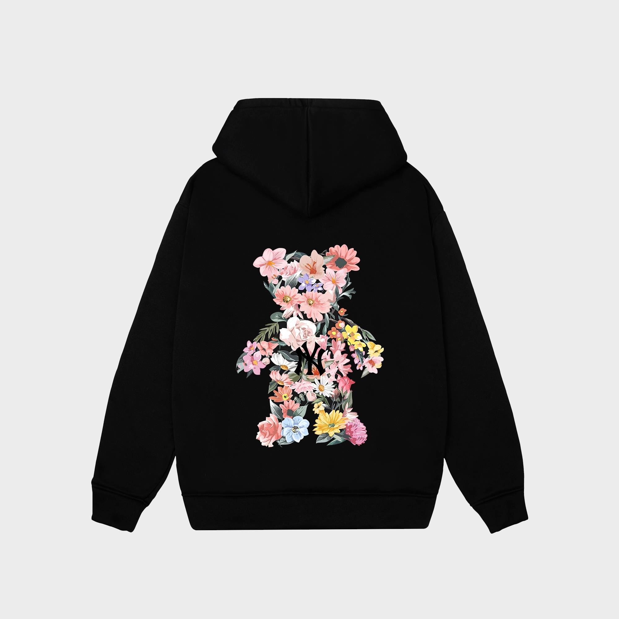 MLB Floral Teaddy Bear Flower Hoodie