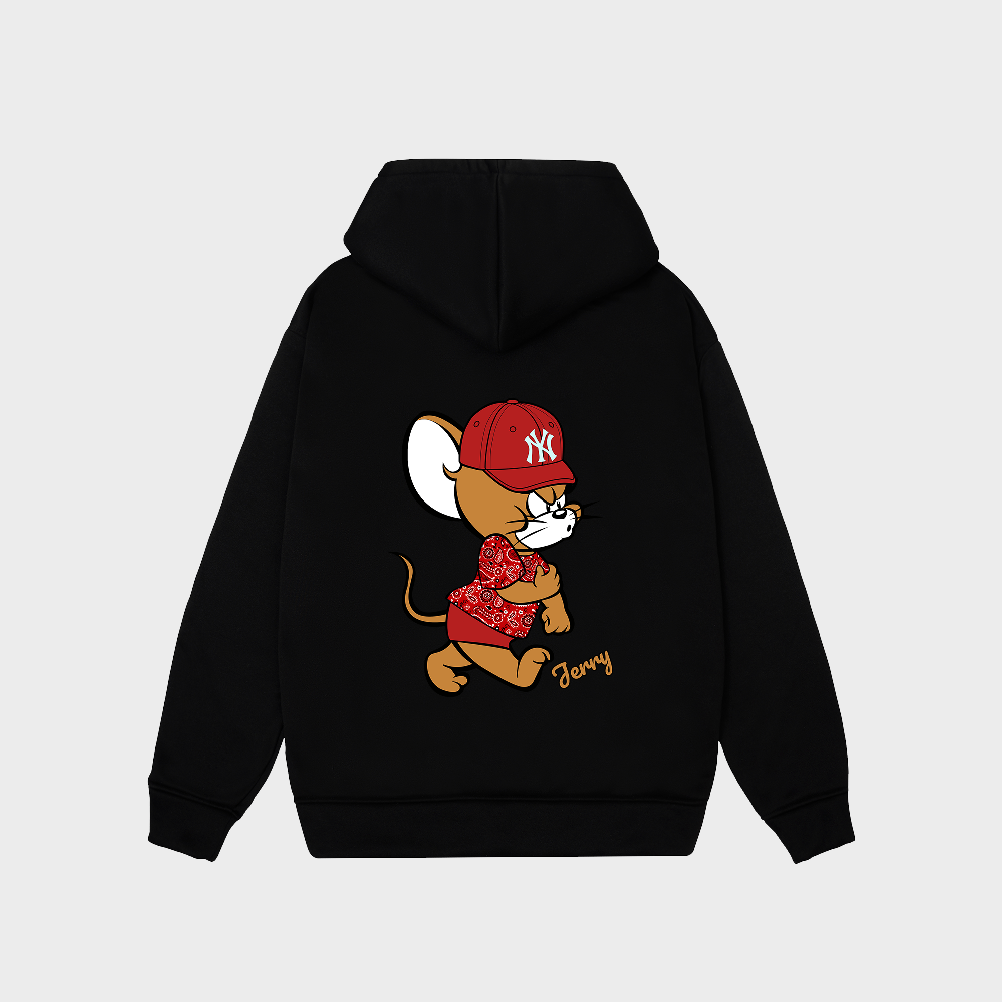 MLB Floral Funny Disney Jerry Hoodie