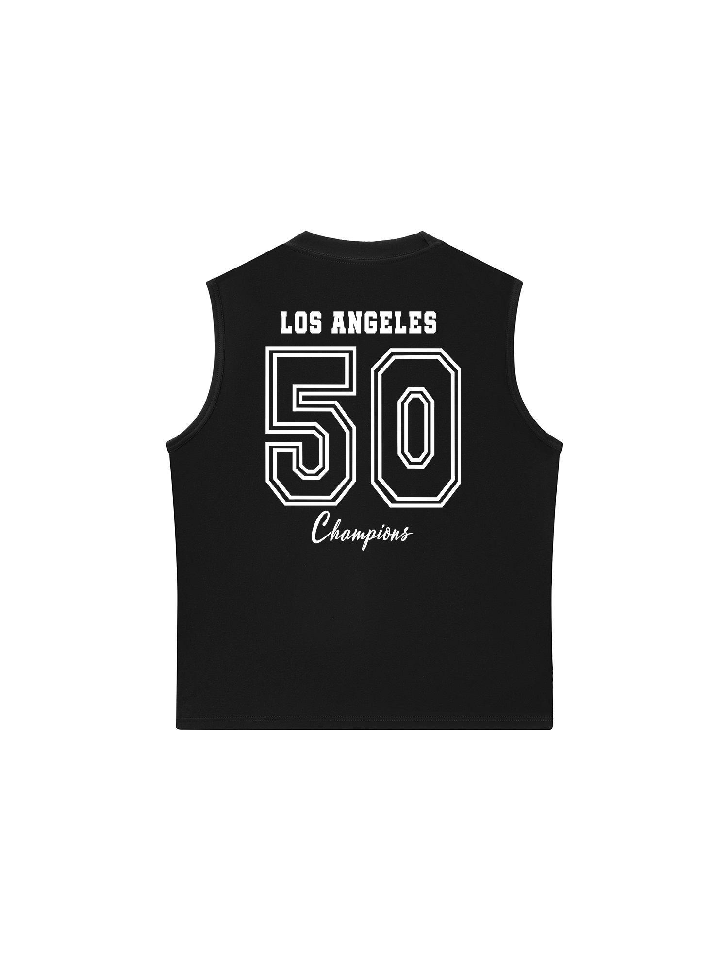 Áo Ba Lỗ Relaxed Fit Los Angeles Champions Black&White