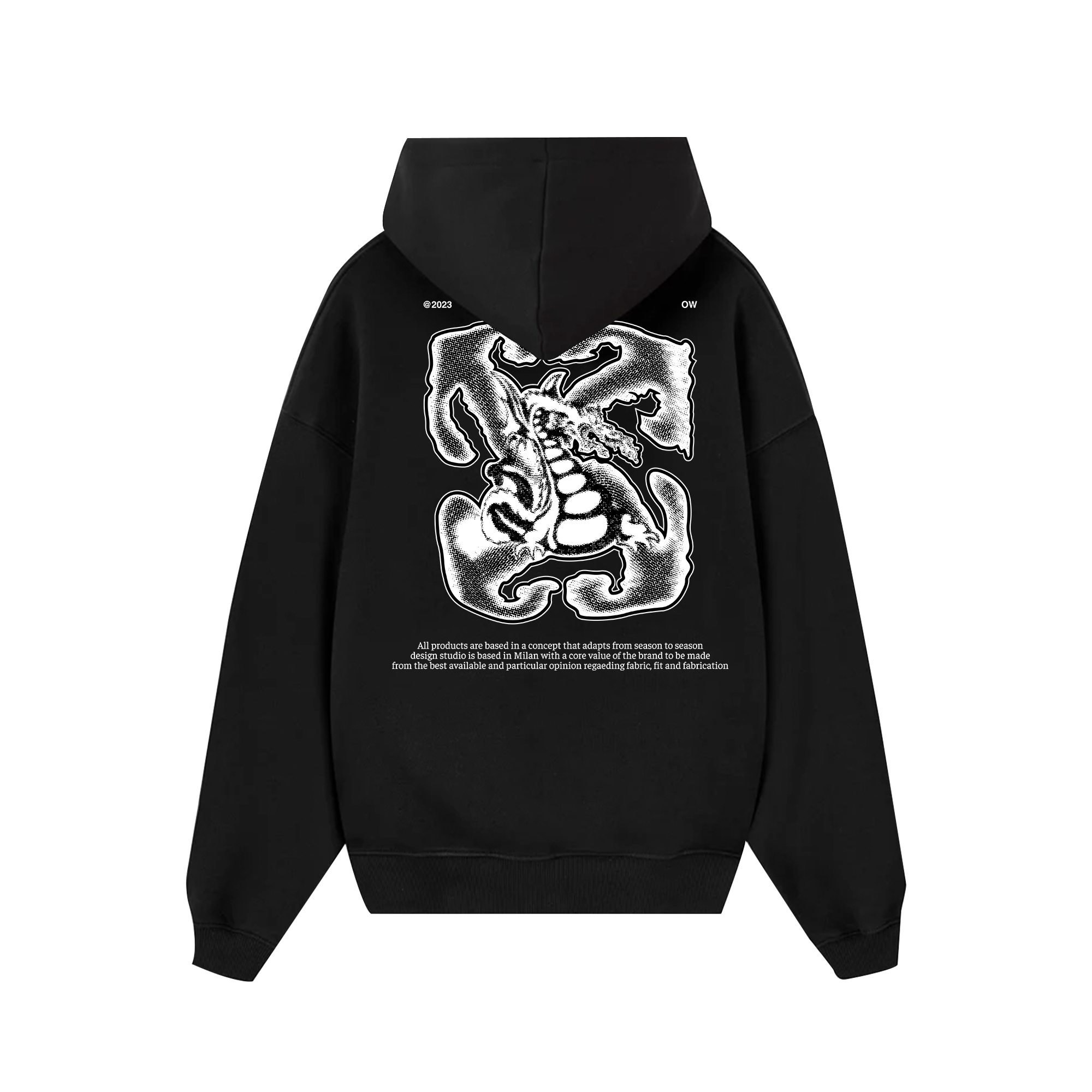 Off White Dragon Arrow Skate Hoodie