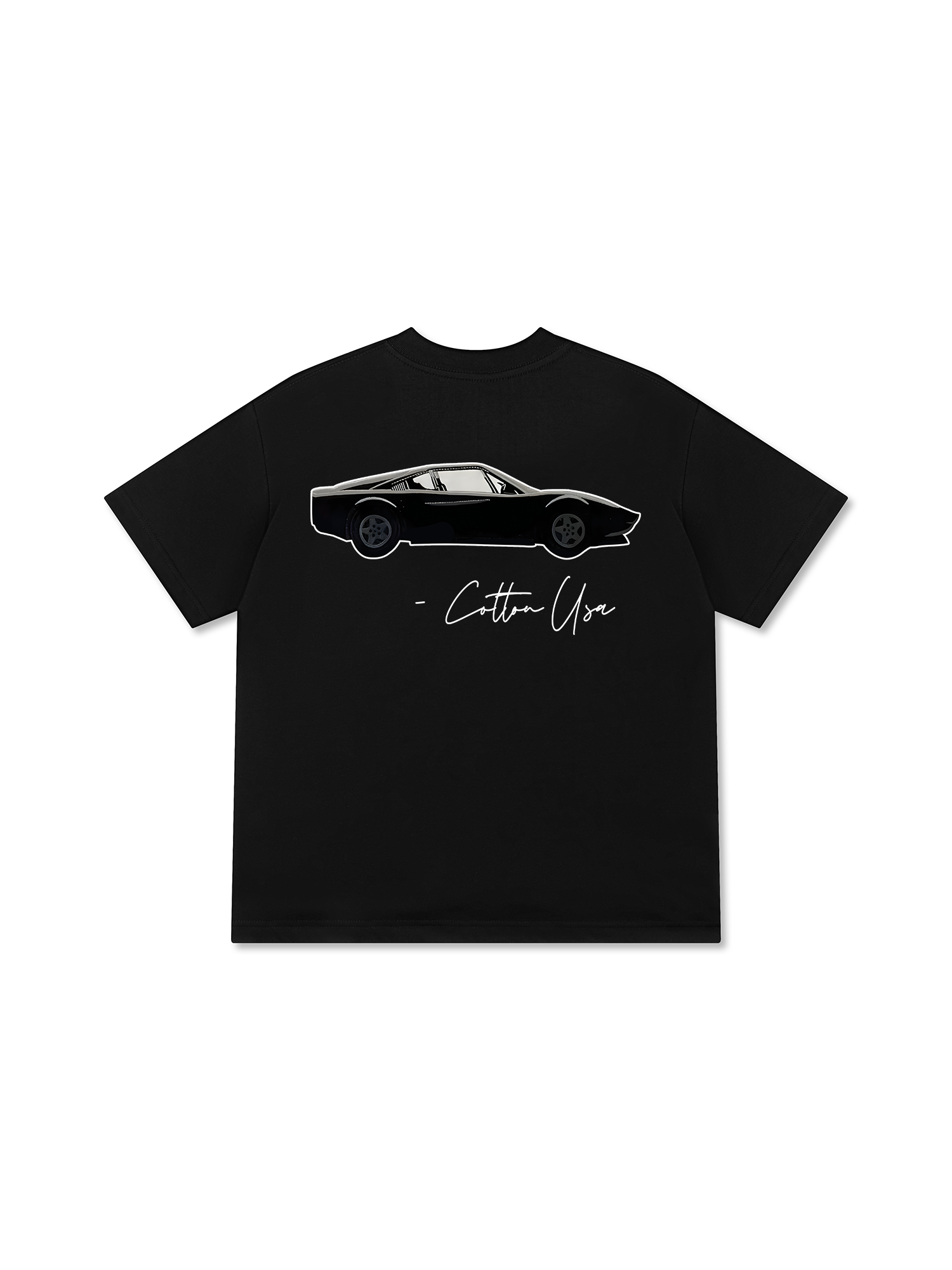Áo Thun Relaxed Fit Classic Car Black