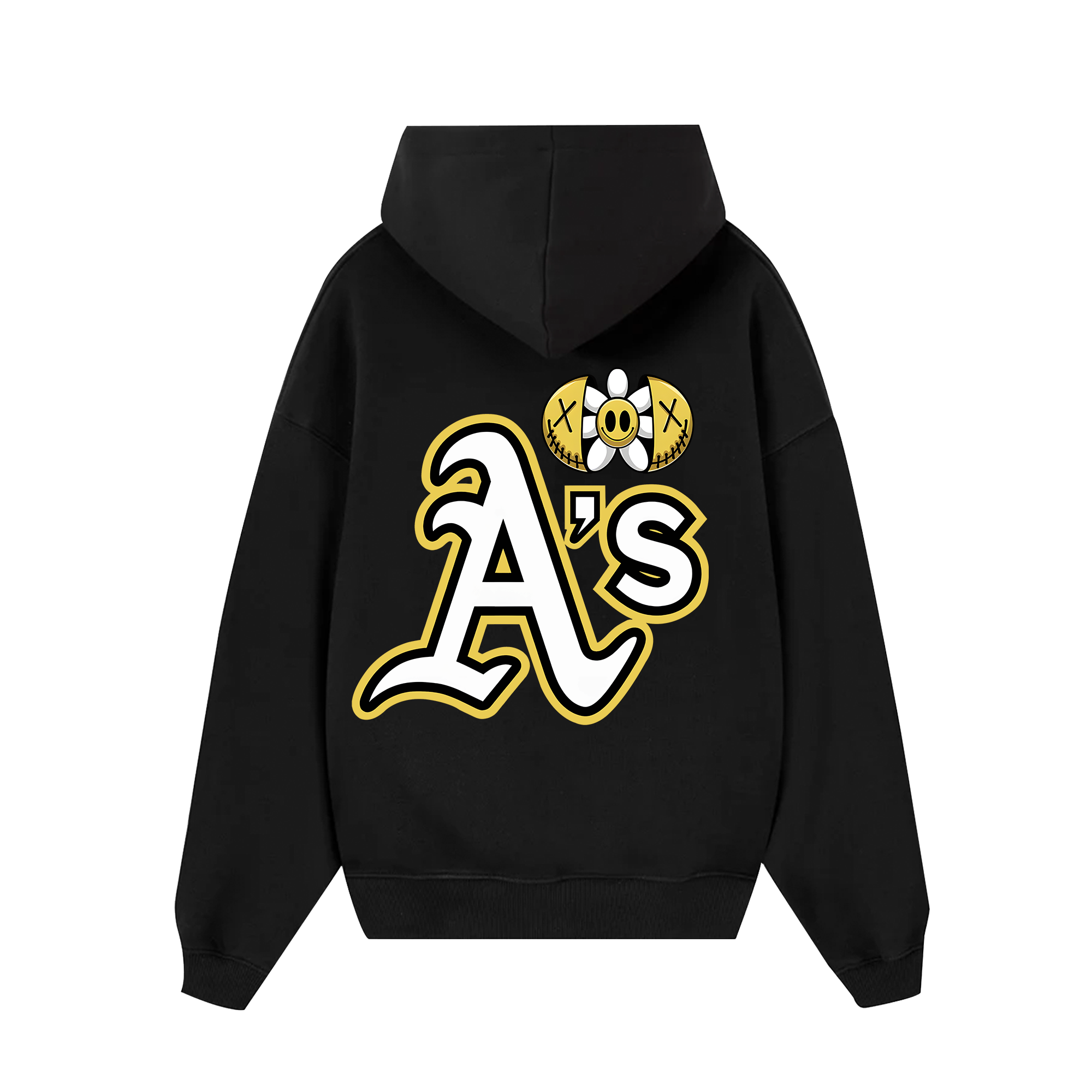 MLB Floral Smiley A's Hoodie