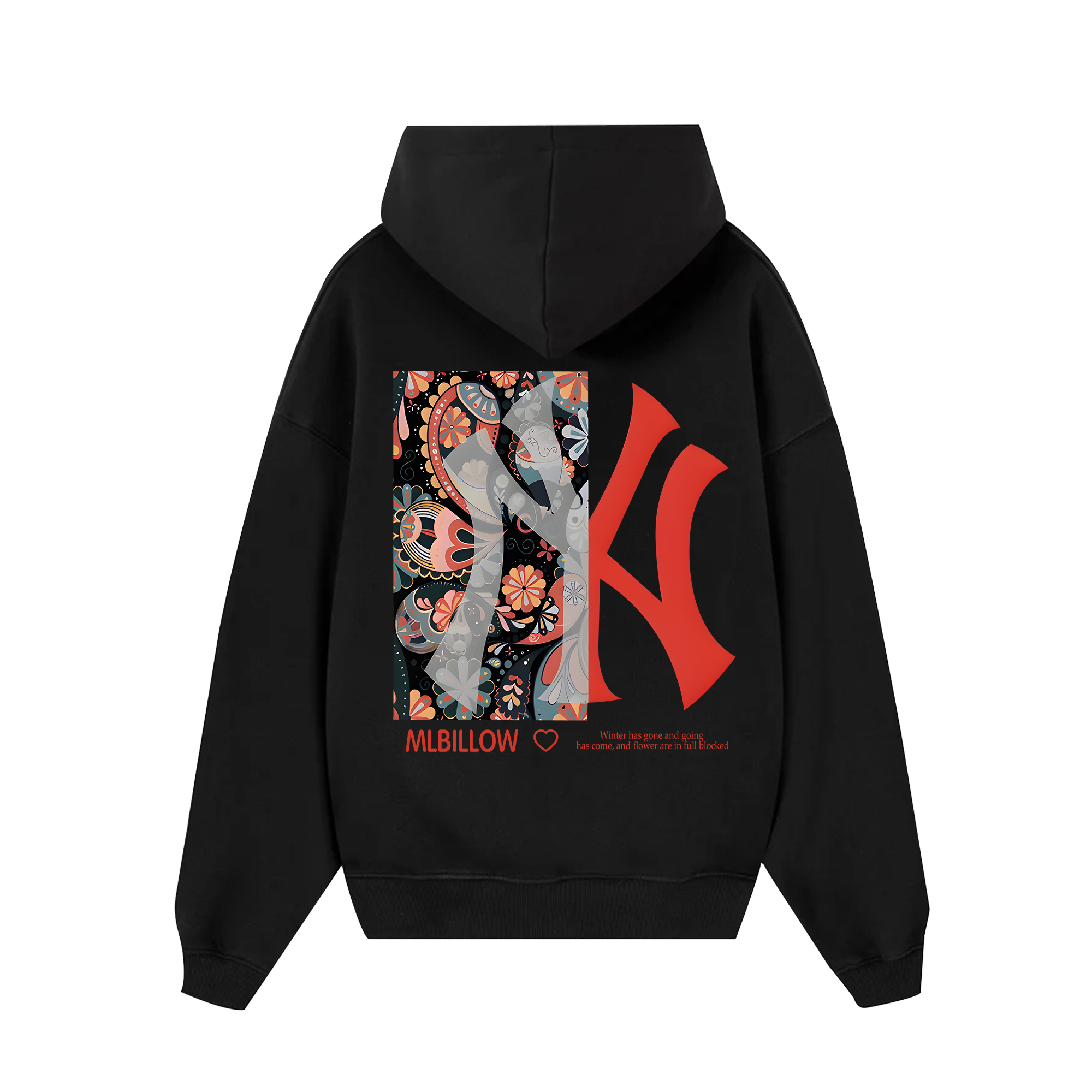 MLB Floral Red Flower MLBILLOW Hoodie