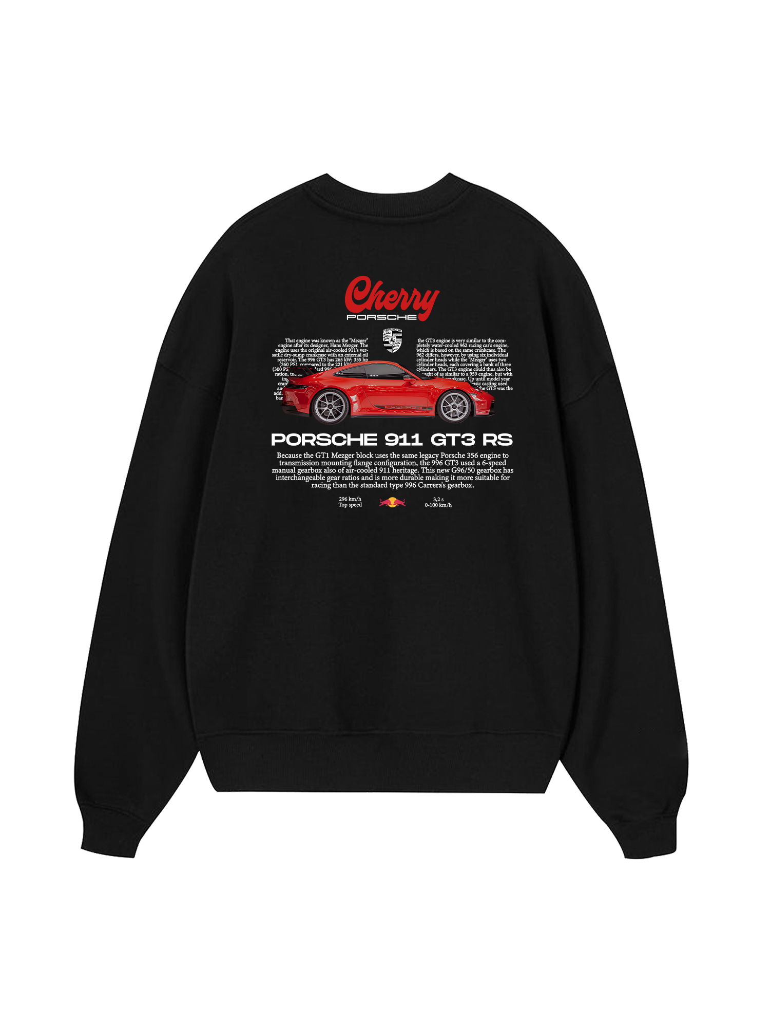 Porsche Red Cherry Mood Sweater