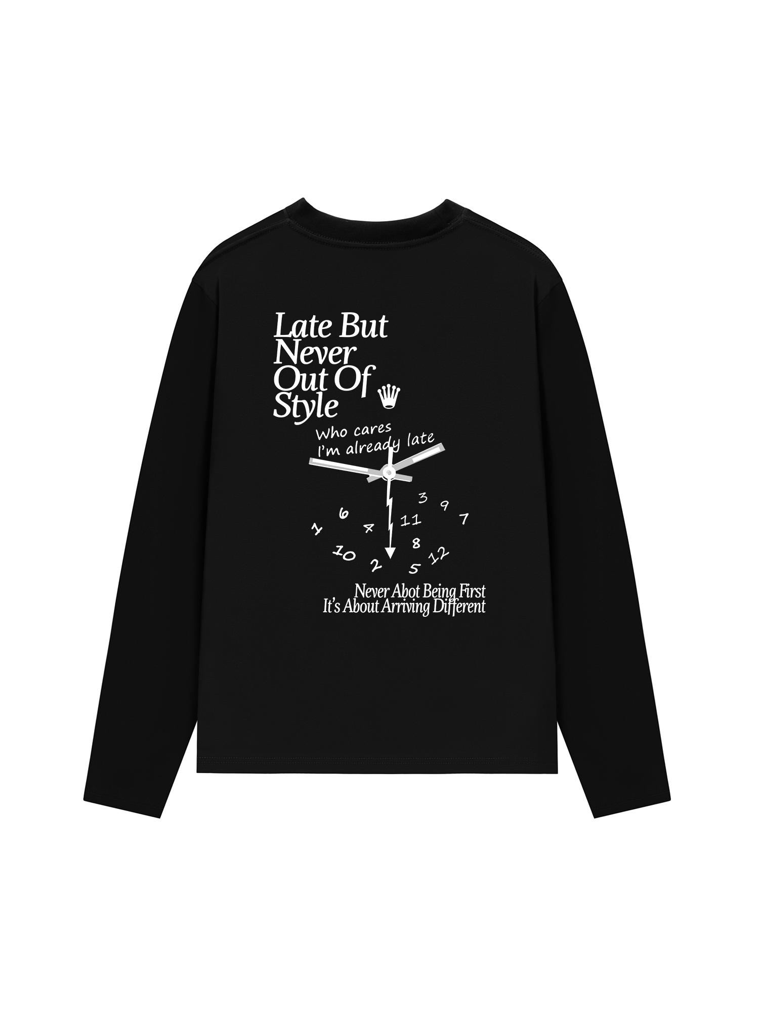 Áo Thun Dài Tay I_m Already Late