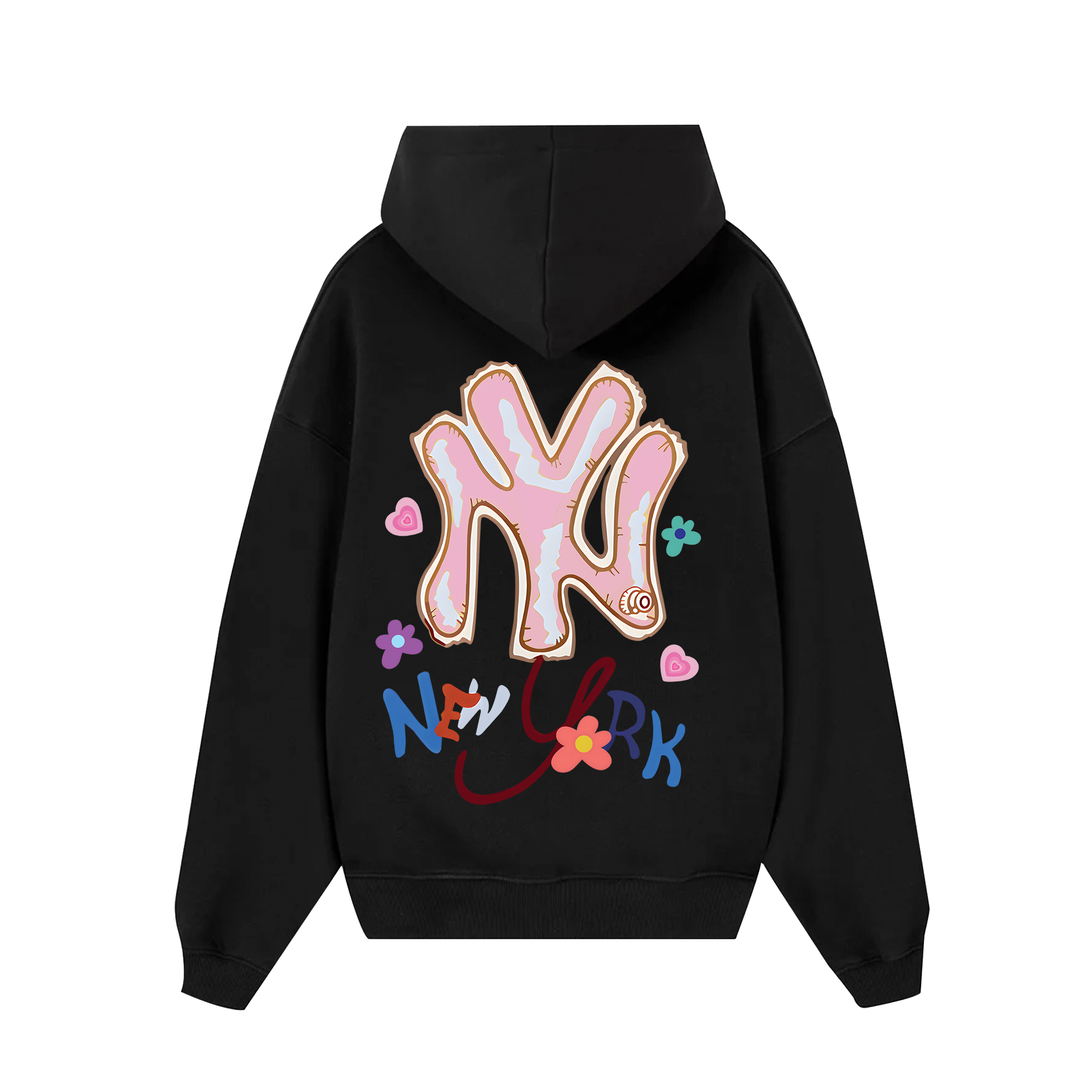 MLB Floral New York Yankees Cute Flower Hoodie