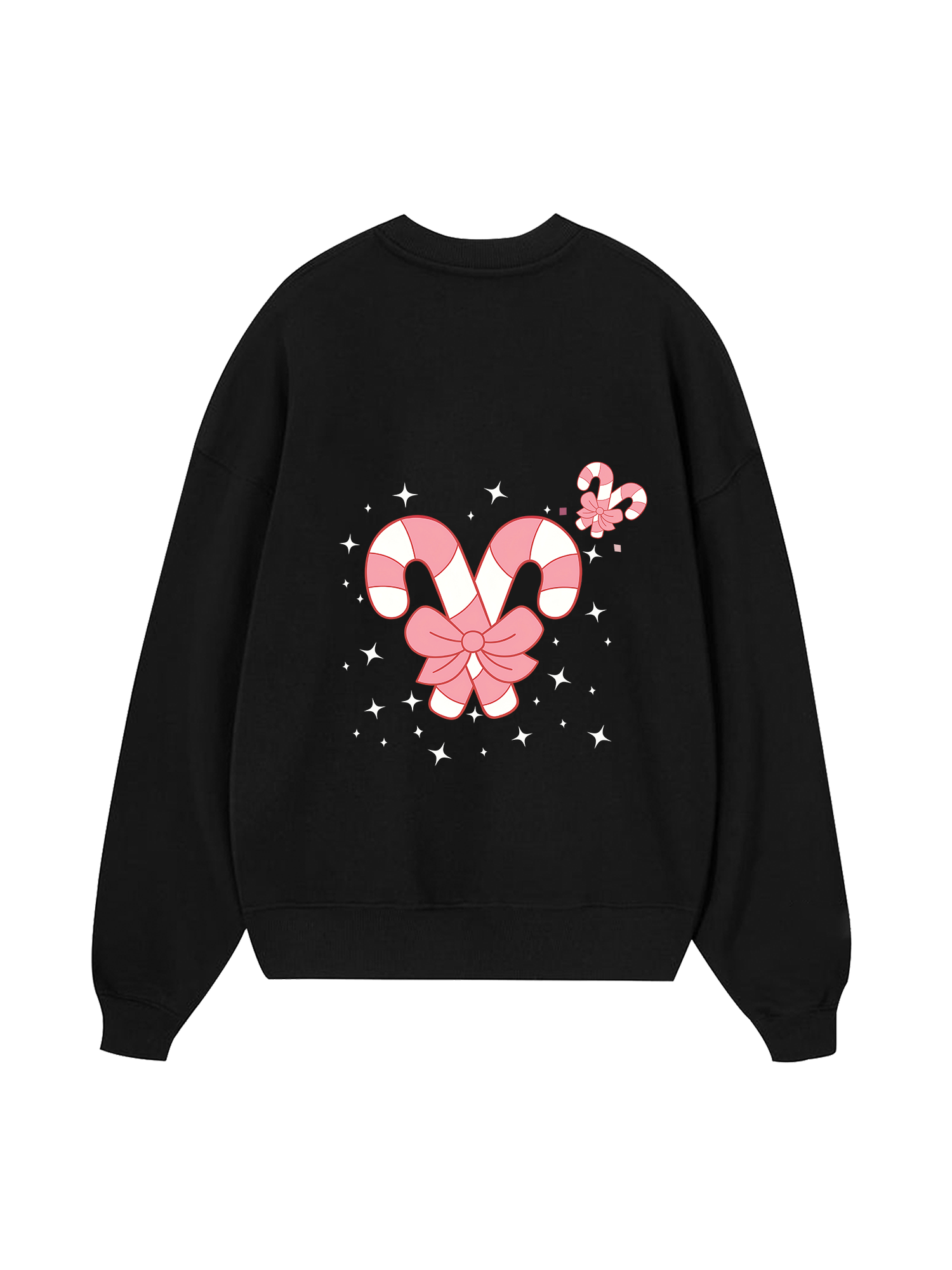 Cute Pink Candy Cane Sweater