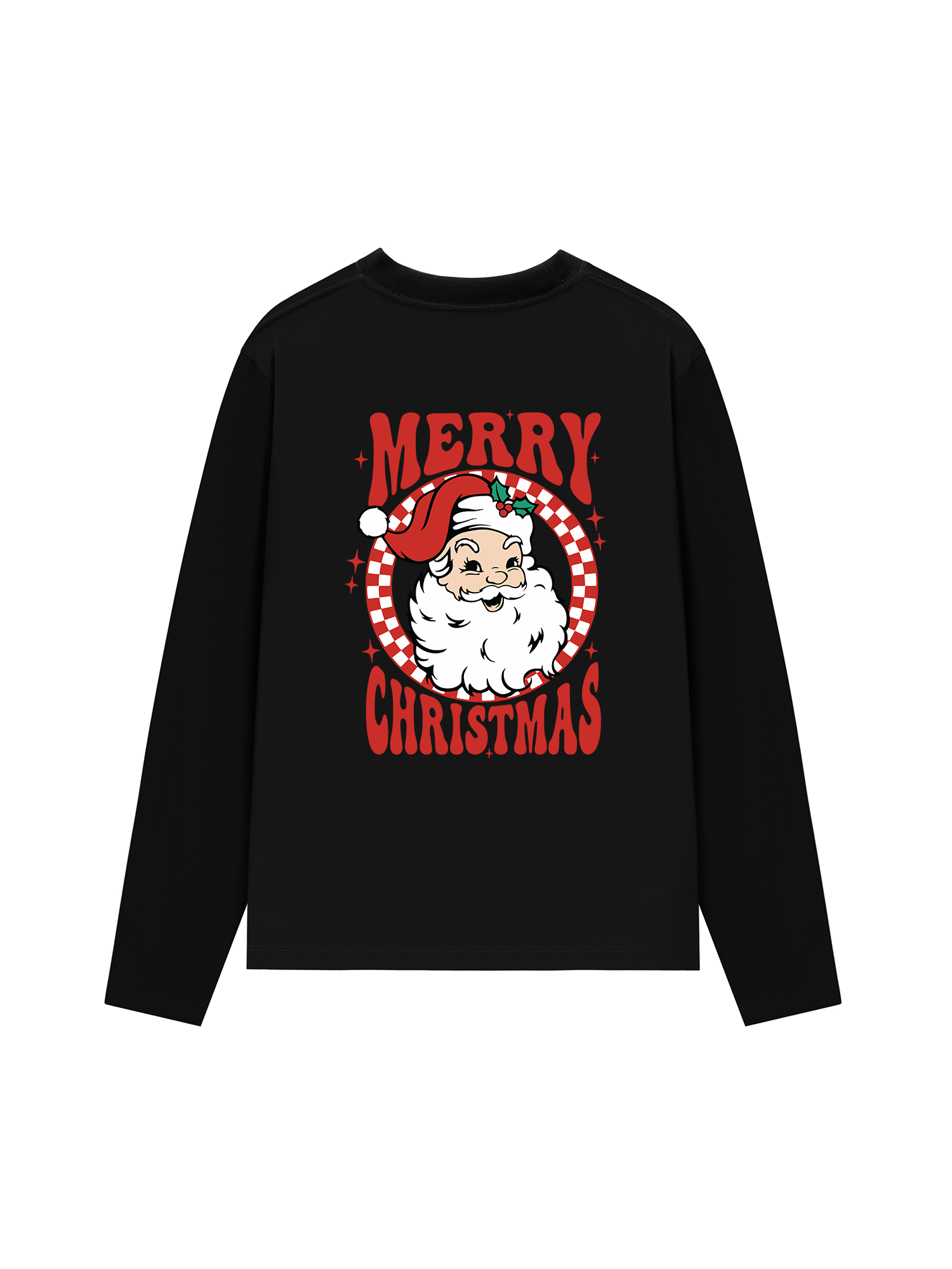Áo Thun Dài Tay Groovy Merry Christmas Santa