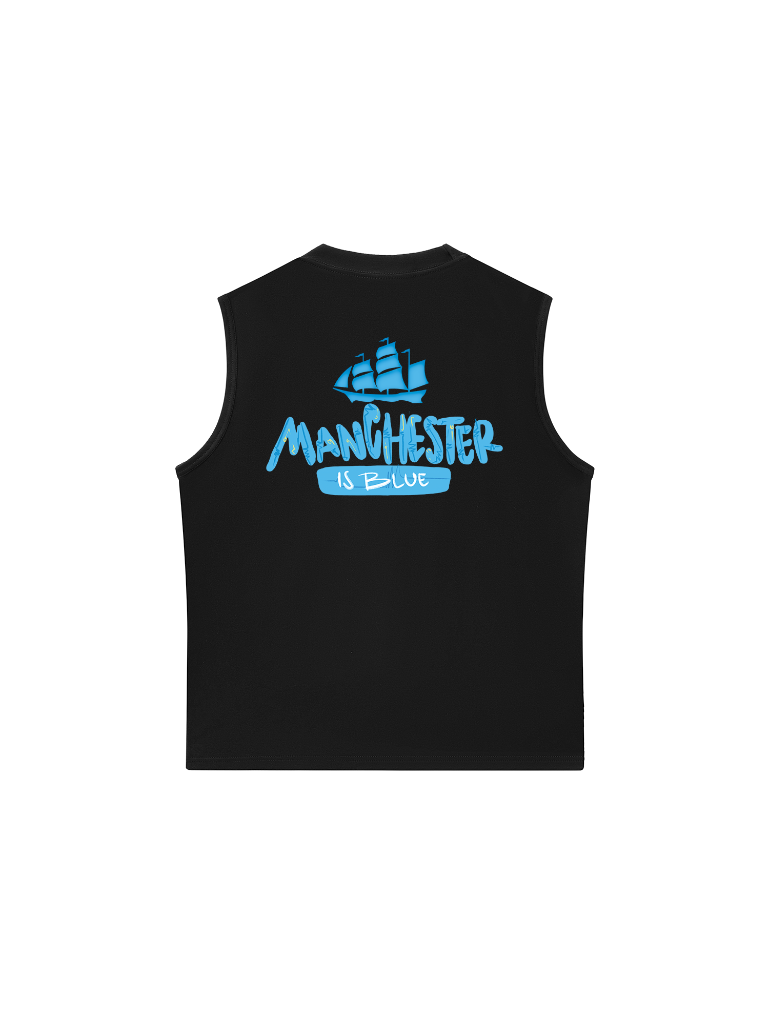 Áo Ba Lỗ Relaxed Fit Manchester Is Blue Ver 2