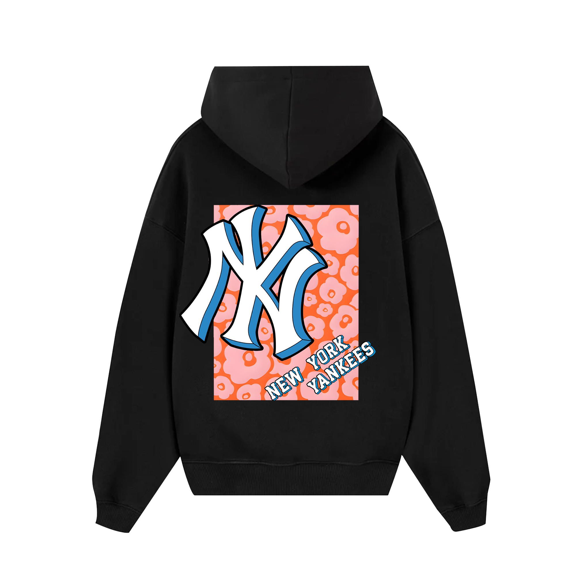 MLB Floral Groovy Pink Flower Hoodie