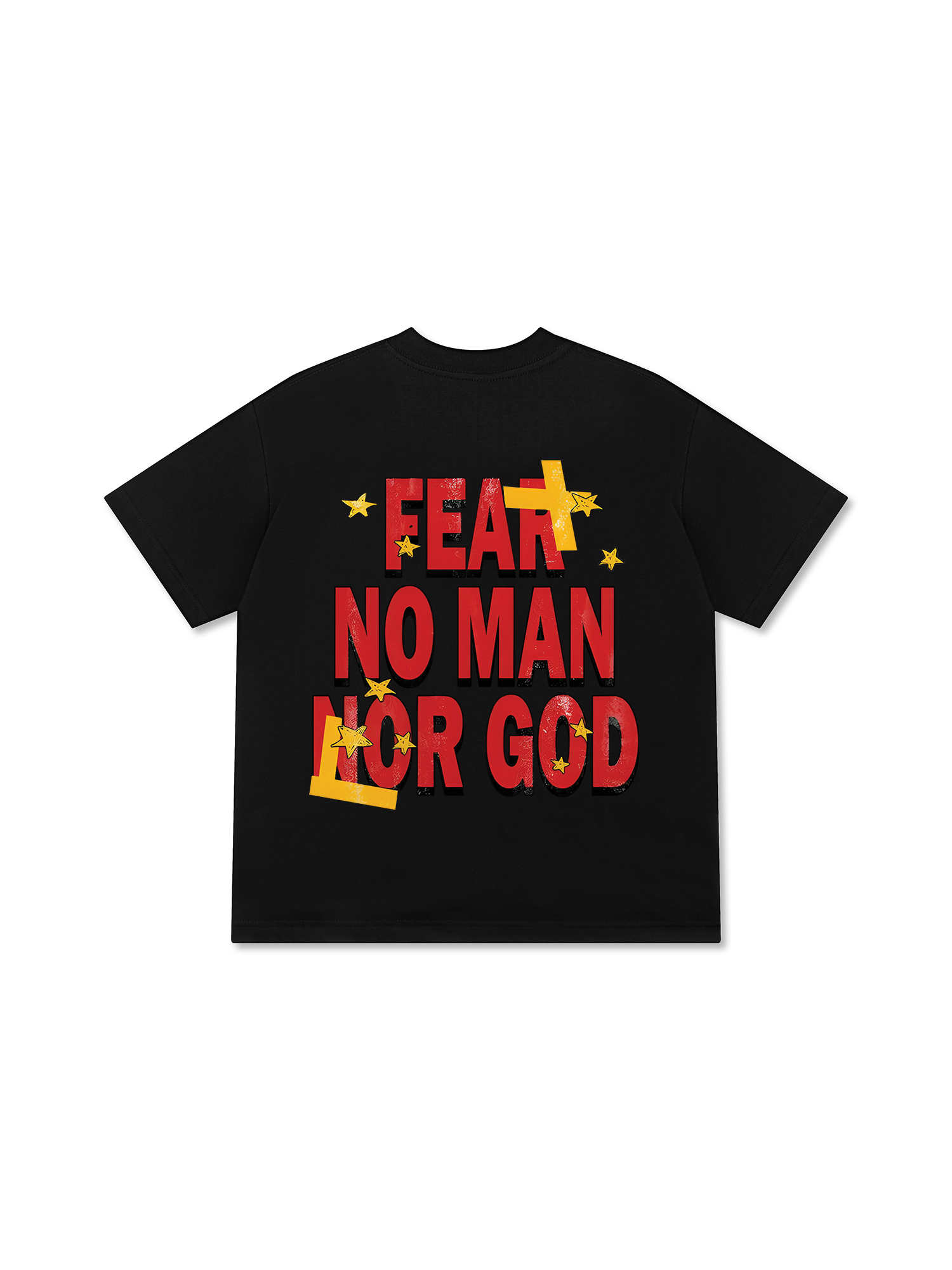 Áo Thun Relaxed Fit Rapper Rodman Fear No Man Nor God