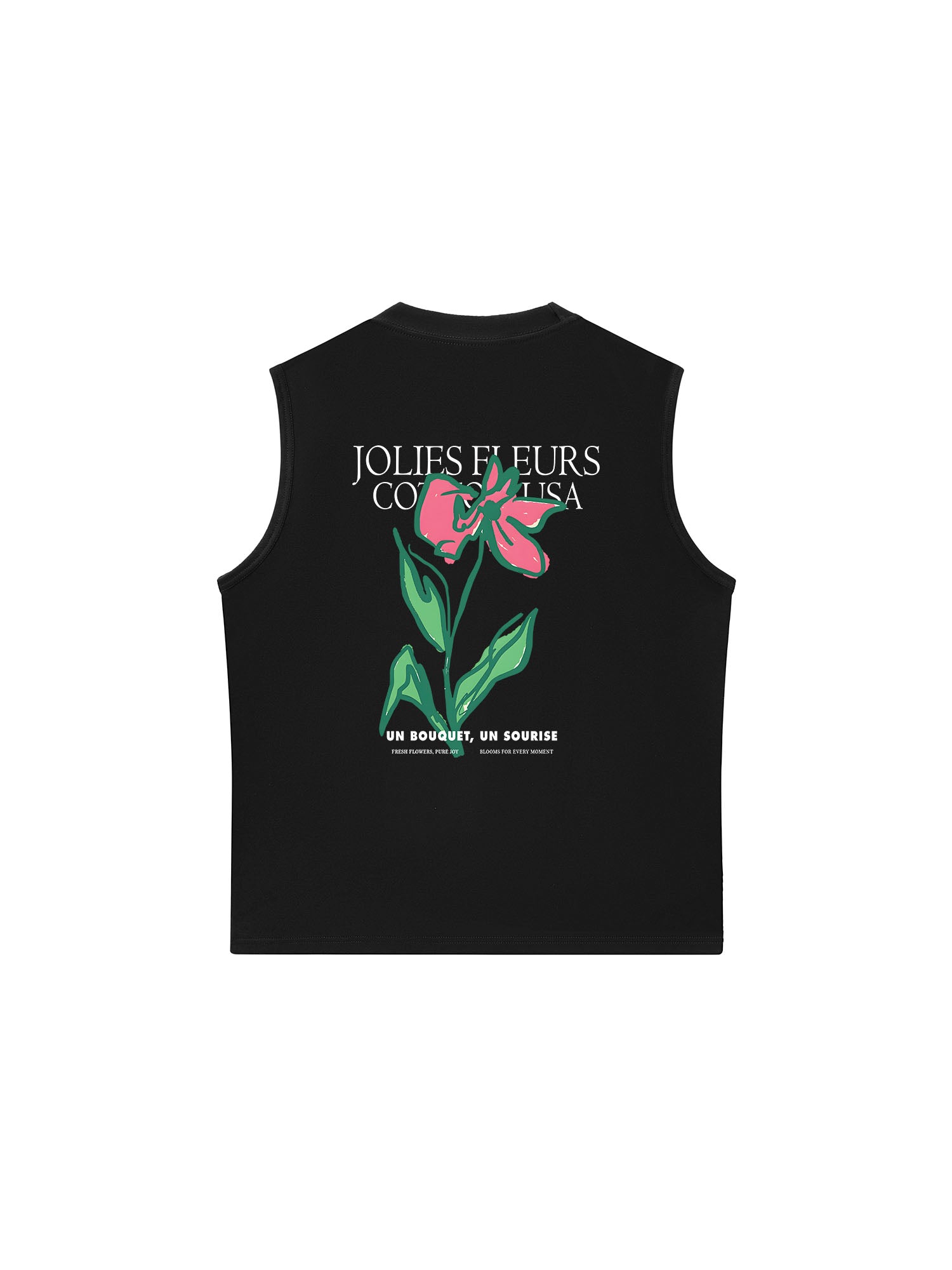 Áo Ba Lỗ Relaxed Fit Floral Jolies Fleurs