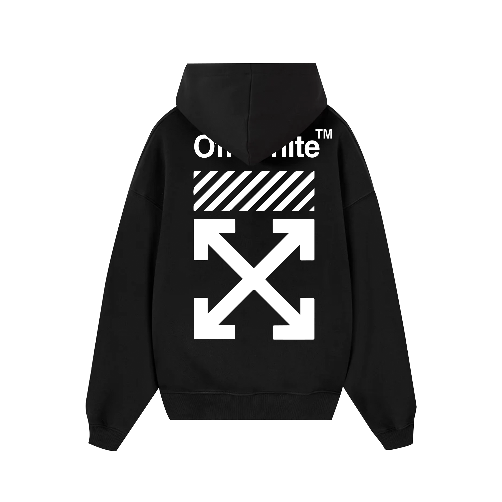 Off White Basic Logo Hoodie