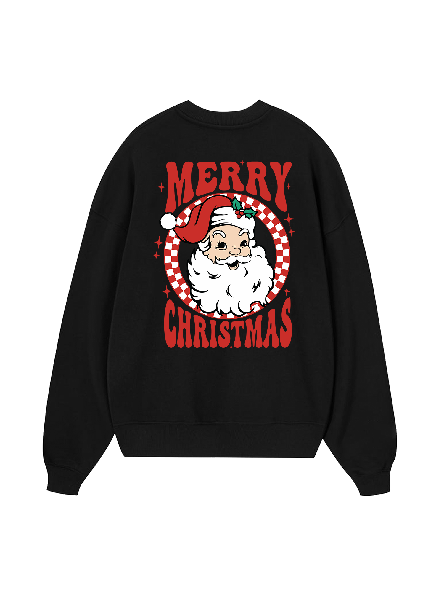 Groovy Merry Christmas Santa Sweater