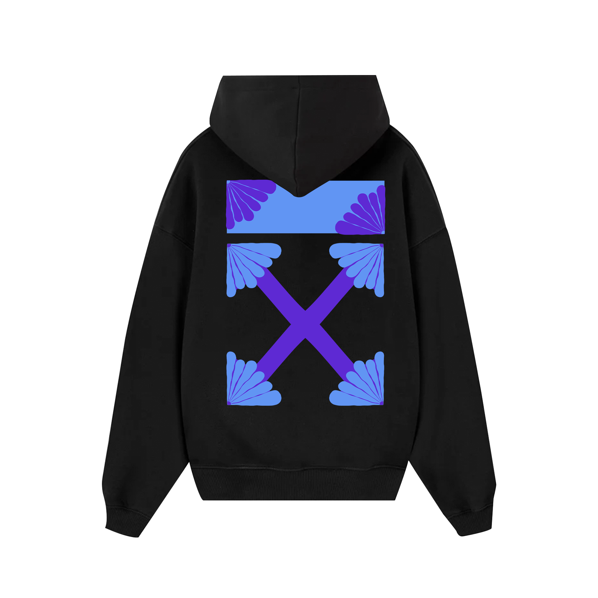 Off White Blue Moody Hoodie