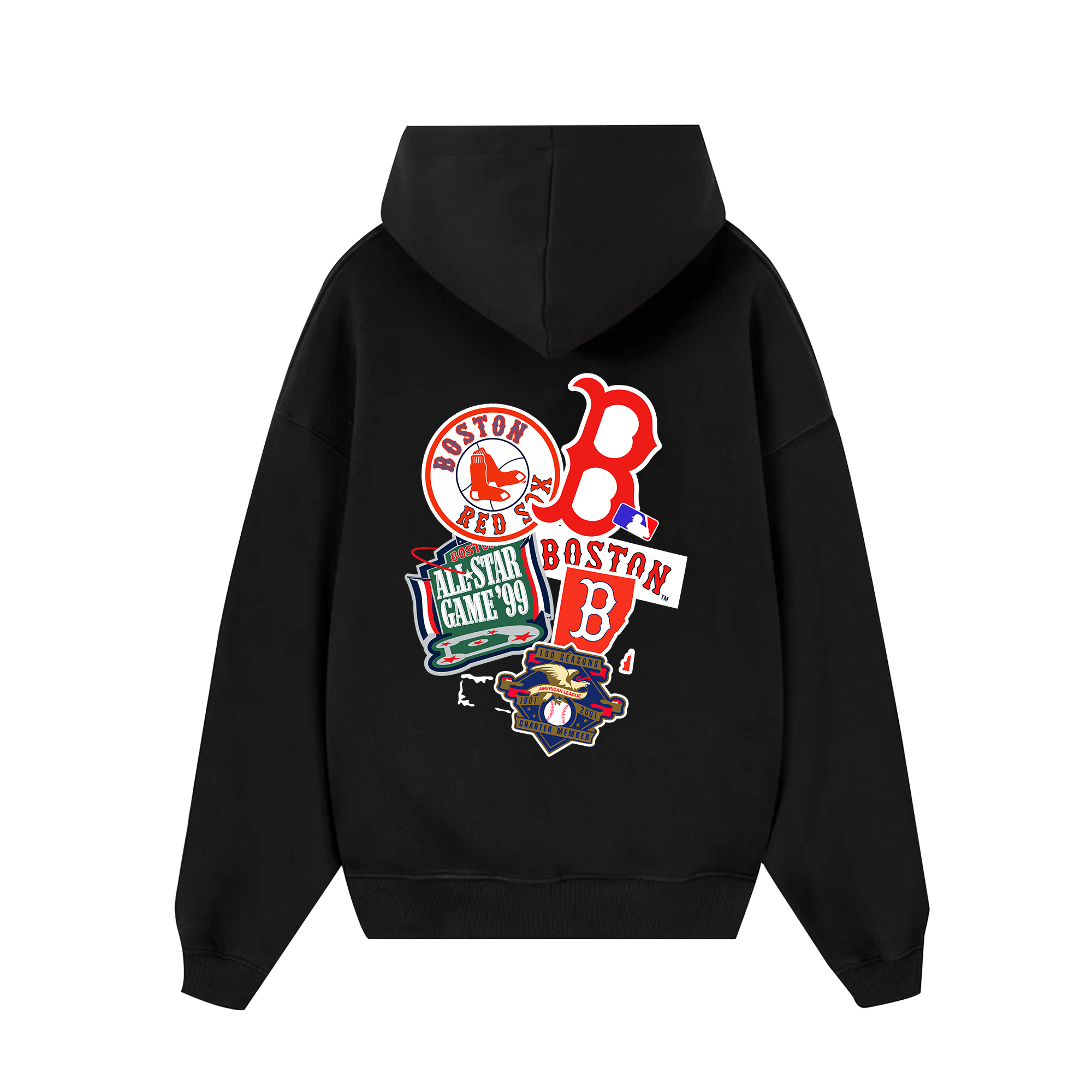 MLB Boston Red Sox Logo Red Hoodie