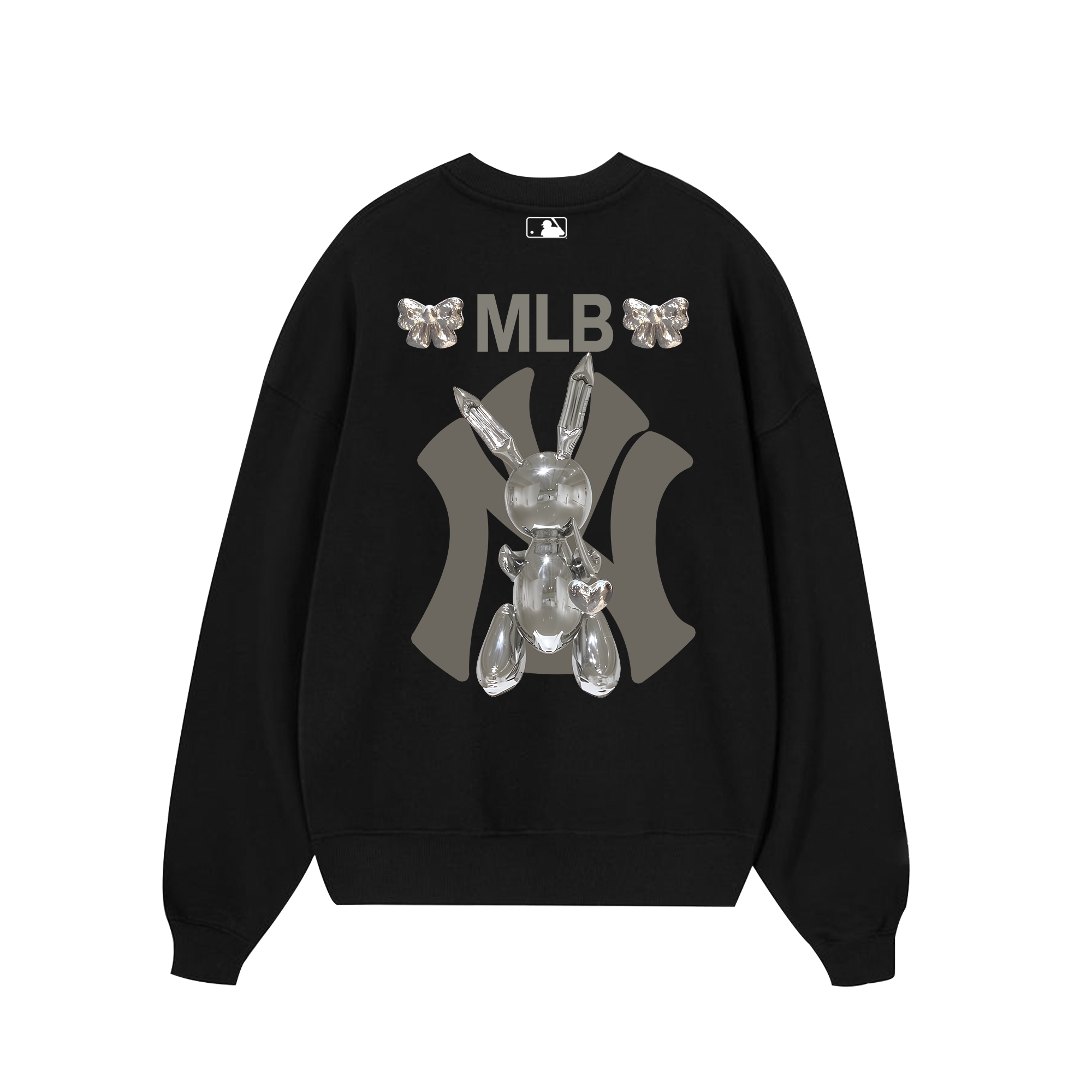 MLB Floral Silver Balloon Rabbit Sweater