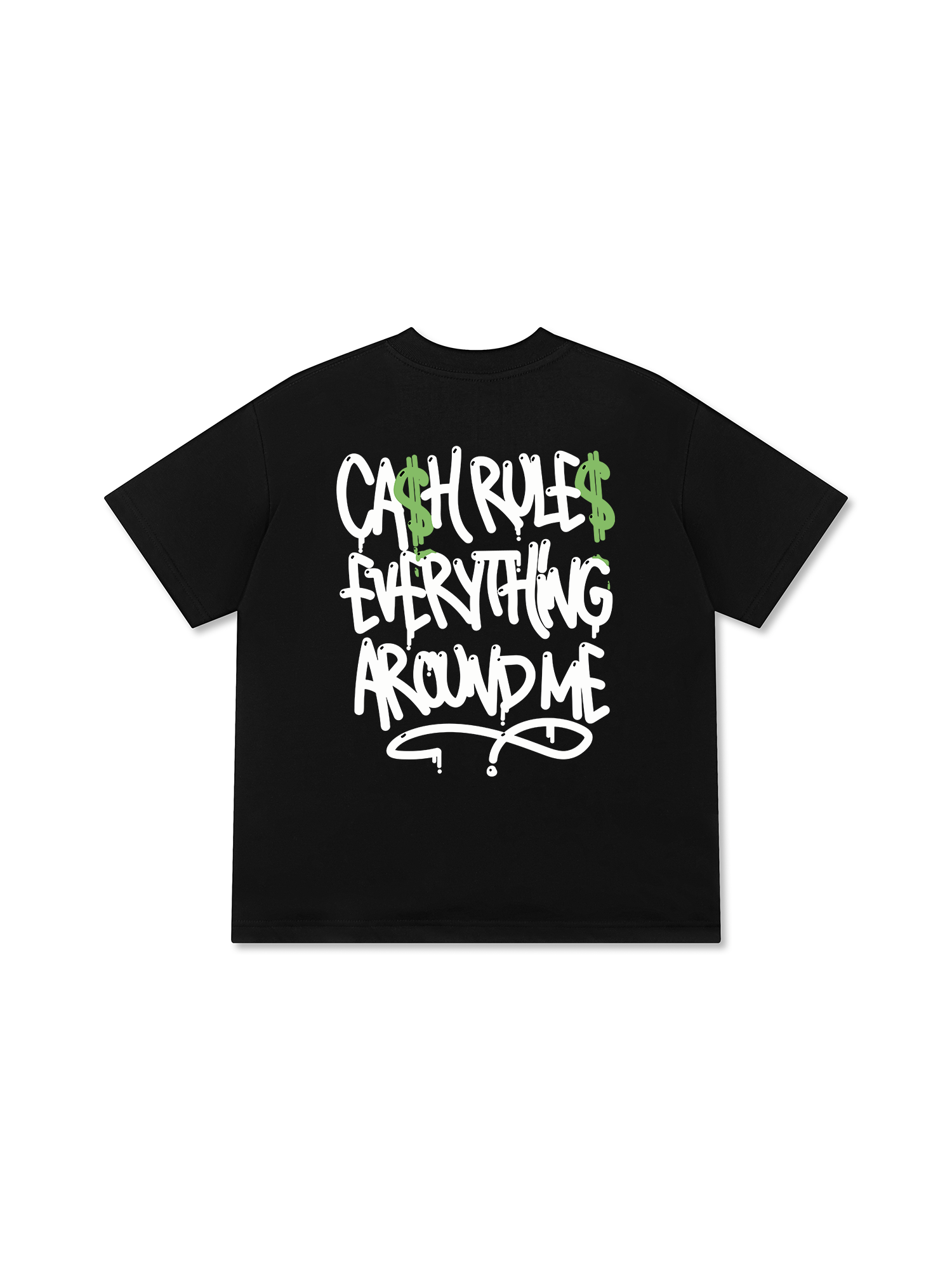 Áo Thun Relaxed Fit Money Cash Rules Everything