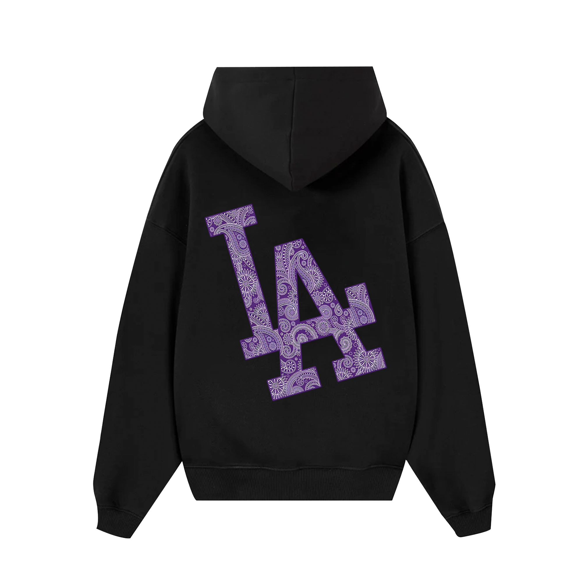 MLB Floral Purple Bandana Hoodie