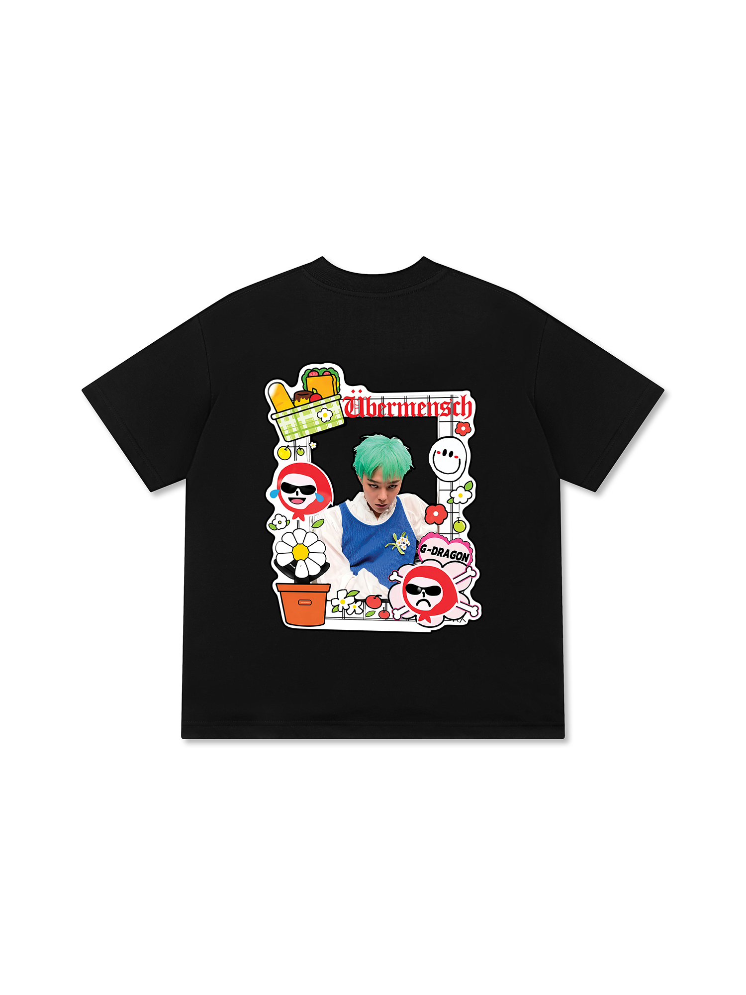 Áo Thun Relaxed Fit Idols G-Dragon Übermensch Frame