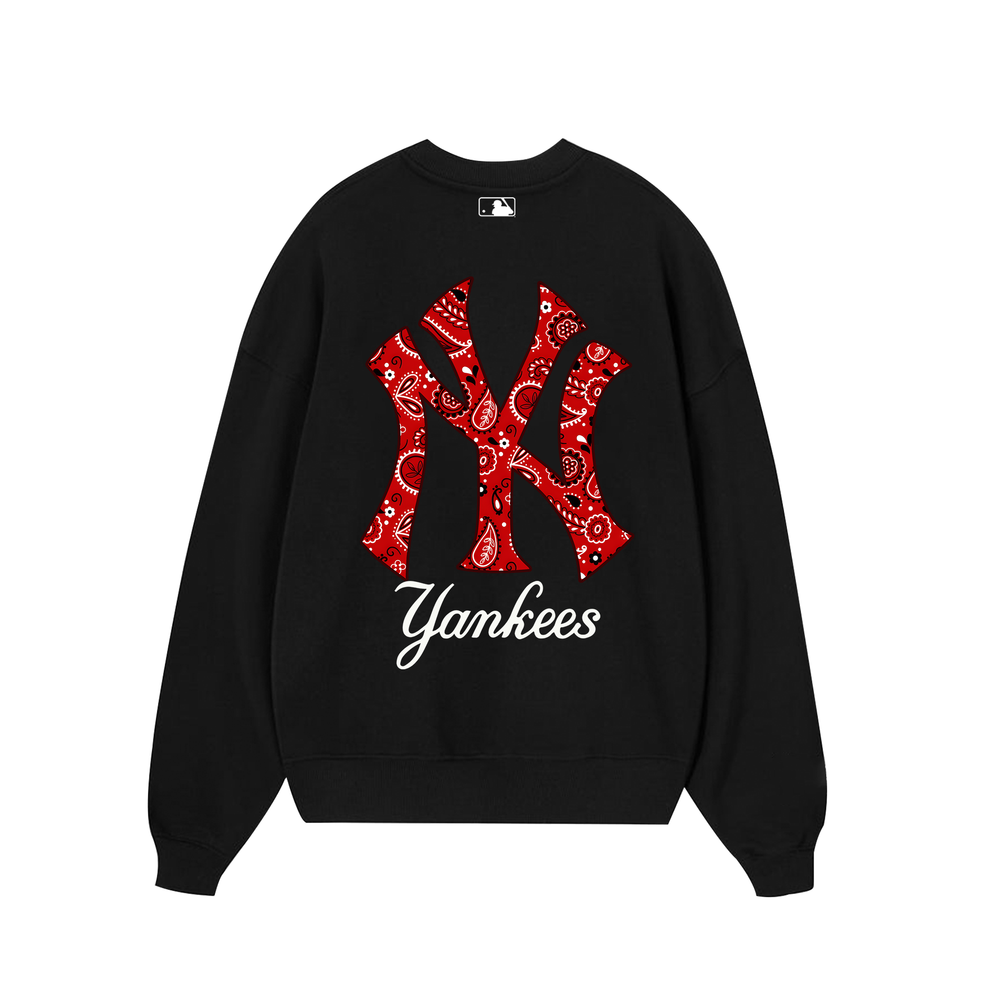 MLB Floral Red Logo Yeankees Sweater