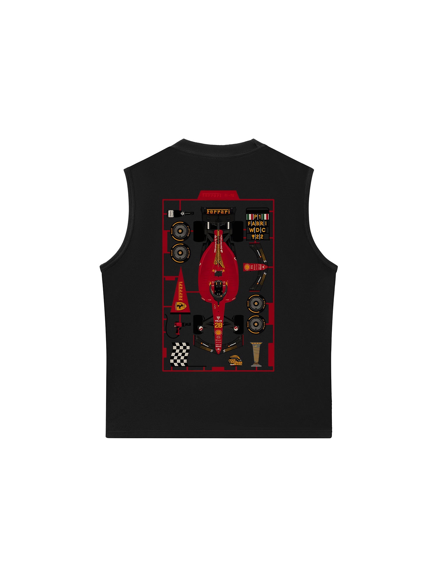 Áo Ba Lỗ Relaxed Fit Ferrari F1 Need For Speed