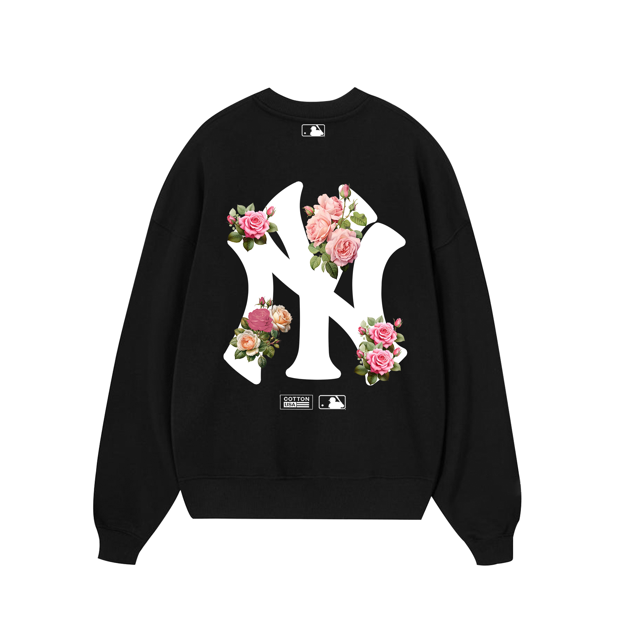 MLB Floral Rose Bloom Sweater