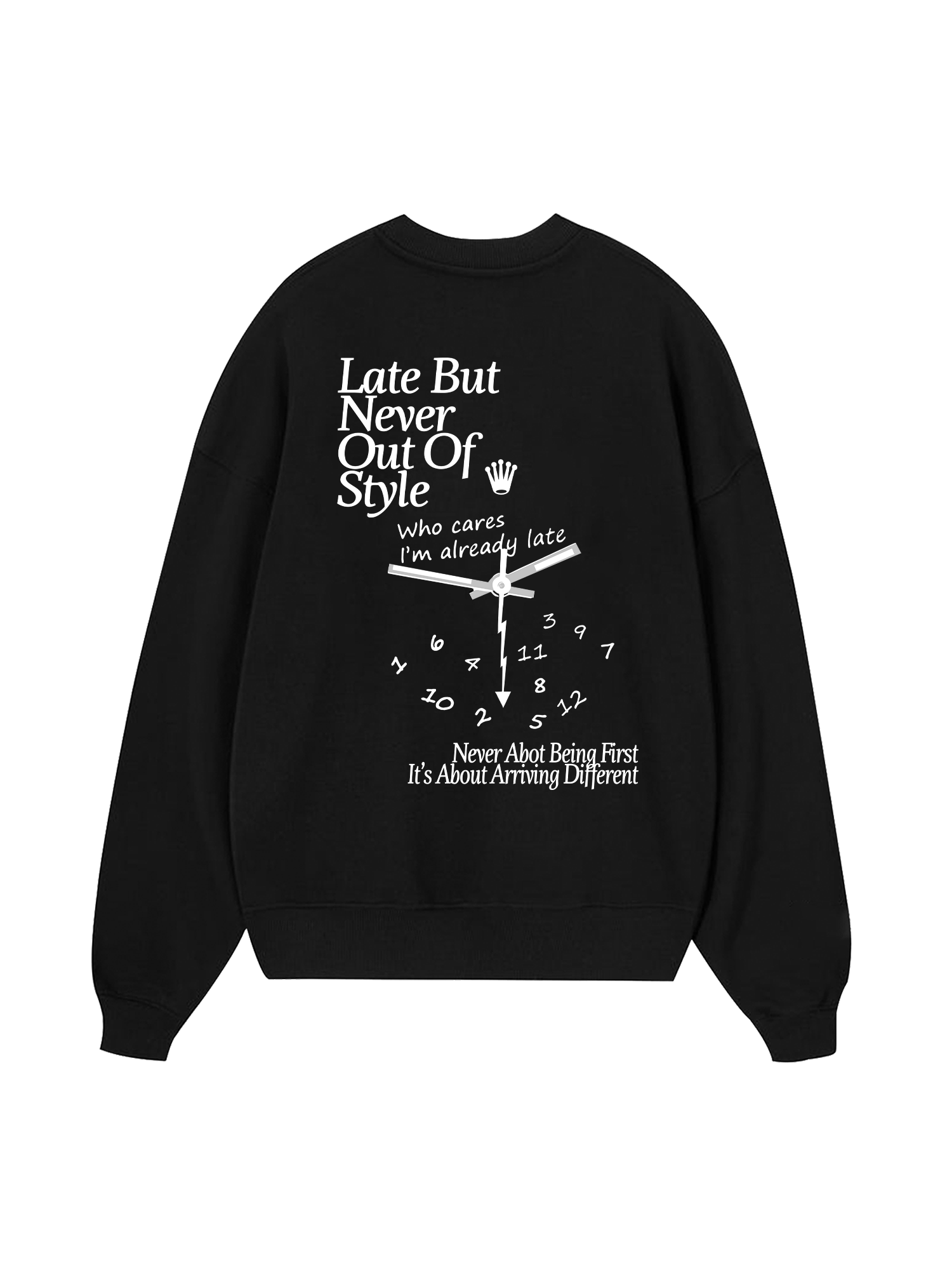 I'm Already Late Sweater