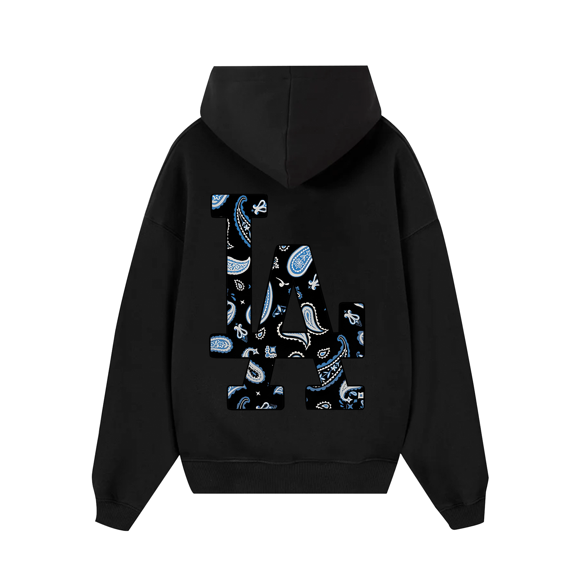 MLB Floral Blue Bandana Hoodie