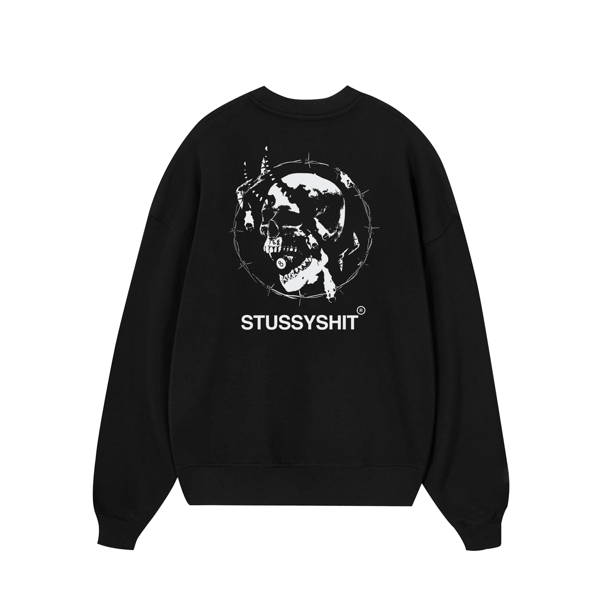 Stussy Inferno Skull Sweater