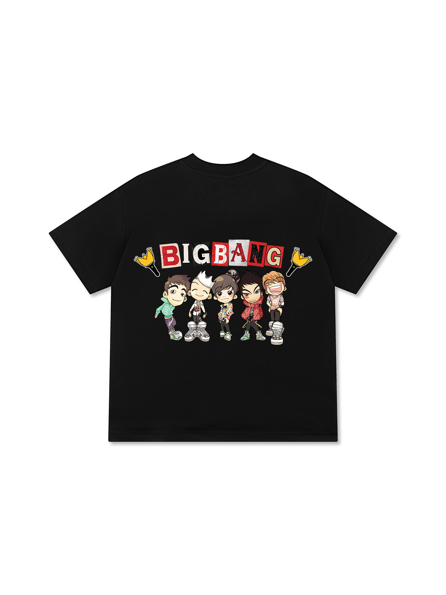 Áo Thun Relaxed Fit Idol Big Bang Futuristic Chrome Graphic Tee